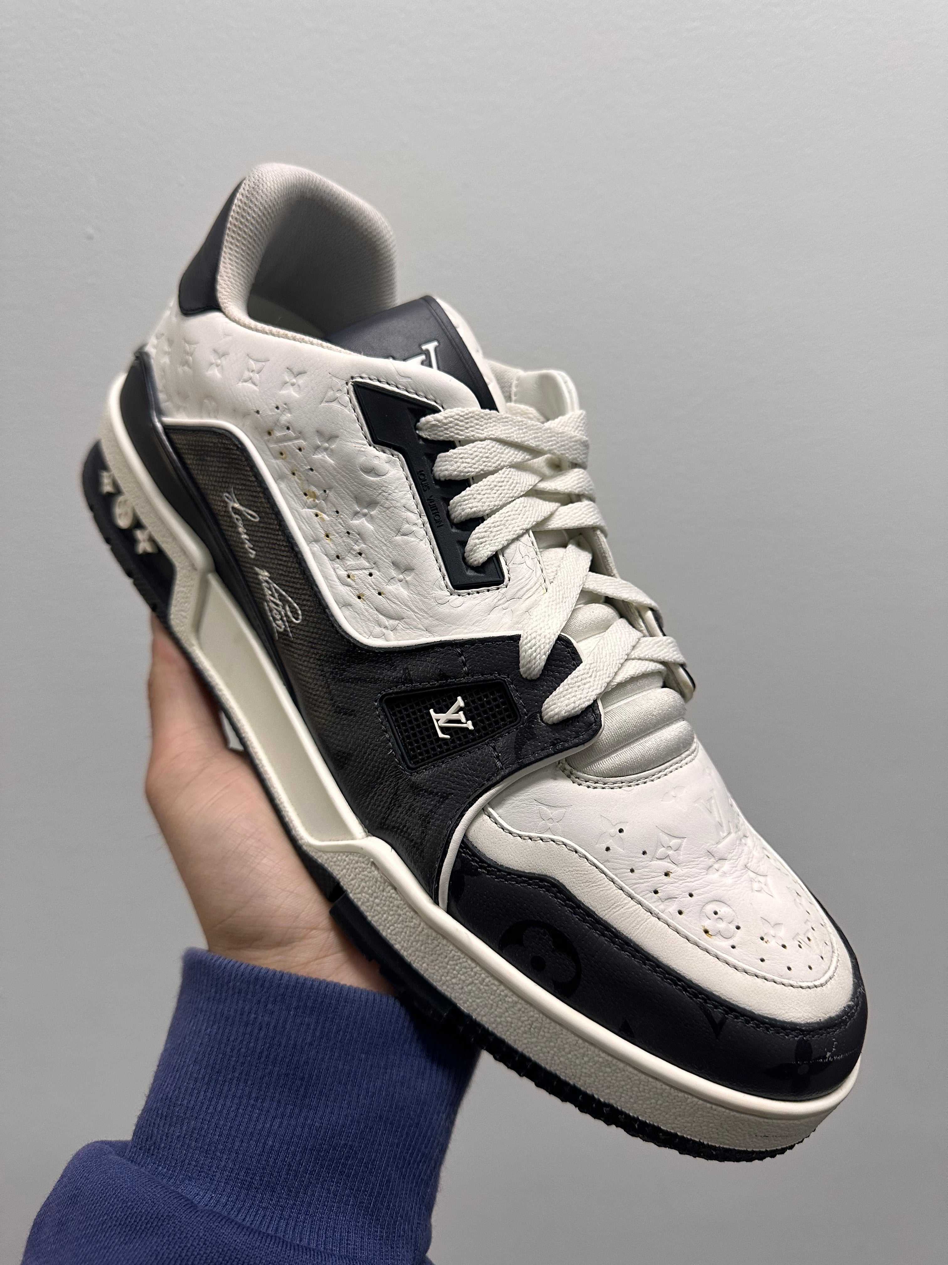 Louis Vuitton LV Trainer White Black