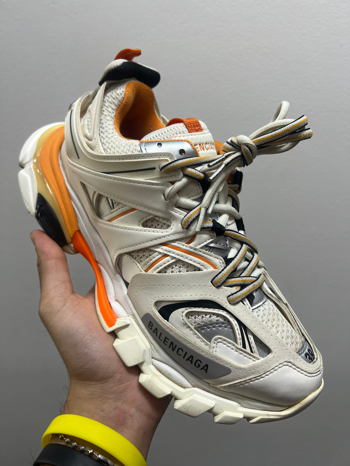 Balenciaga Track Sneaker White Orange