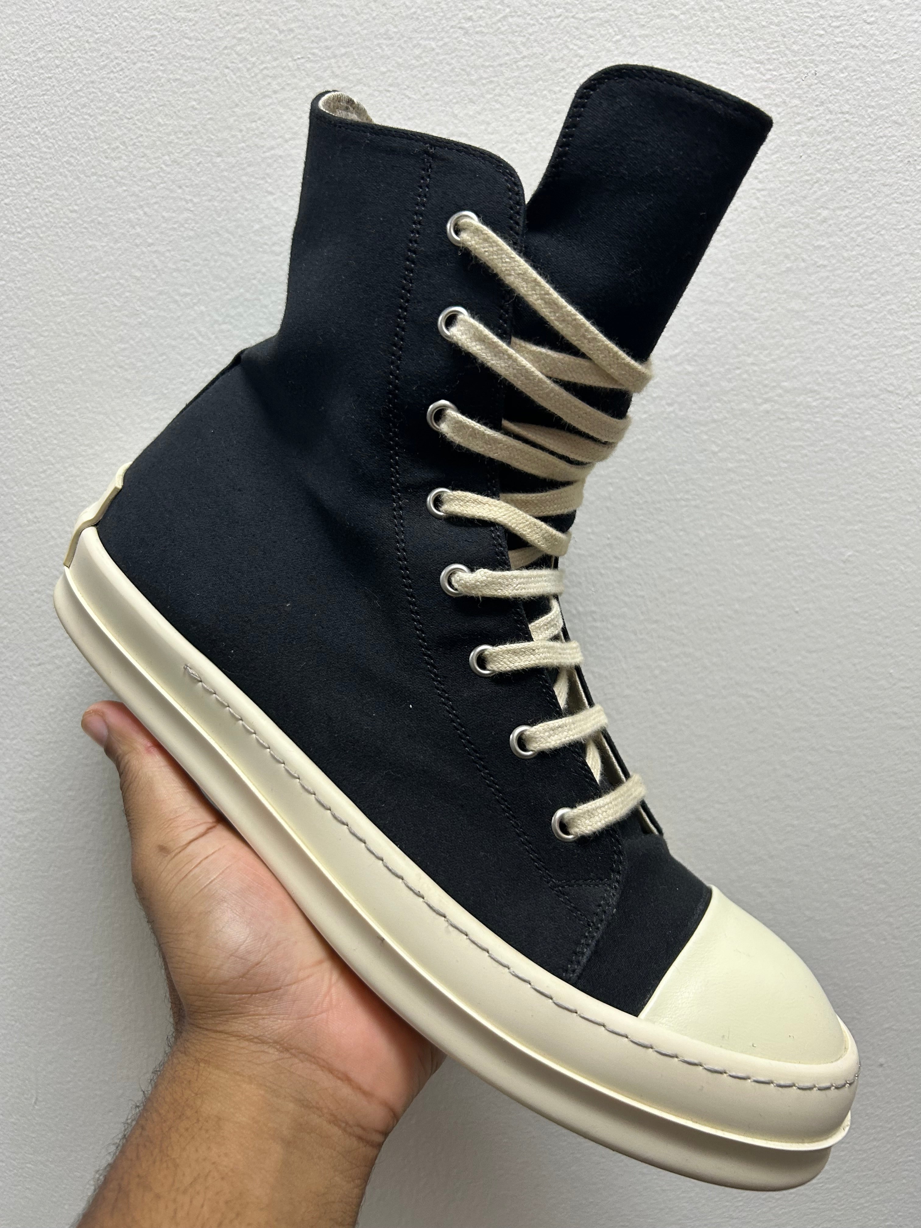 RICK OWENS DRKSHDW HIGH TOP BLACK