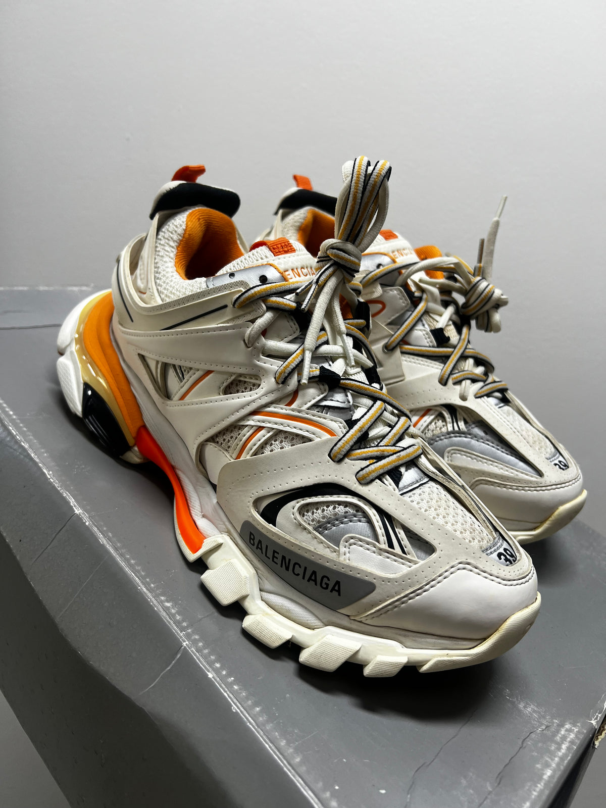Balenciaga Track Sneaker White Orange
