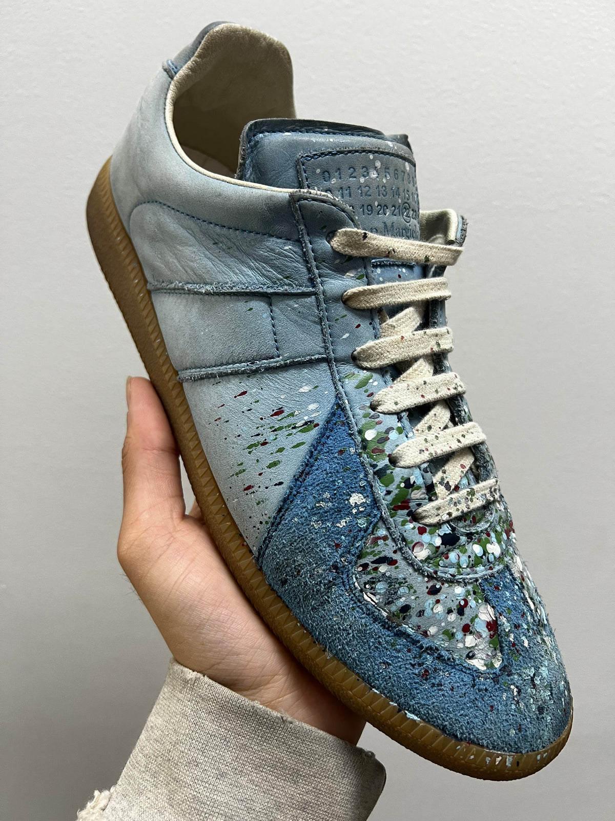 Maison Margiela Splatter Paint German Army Trainers