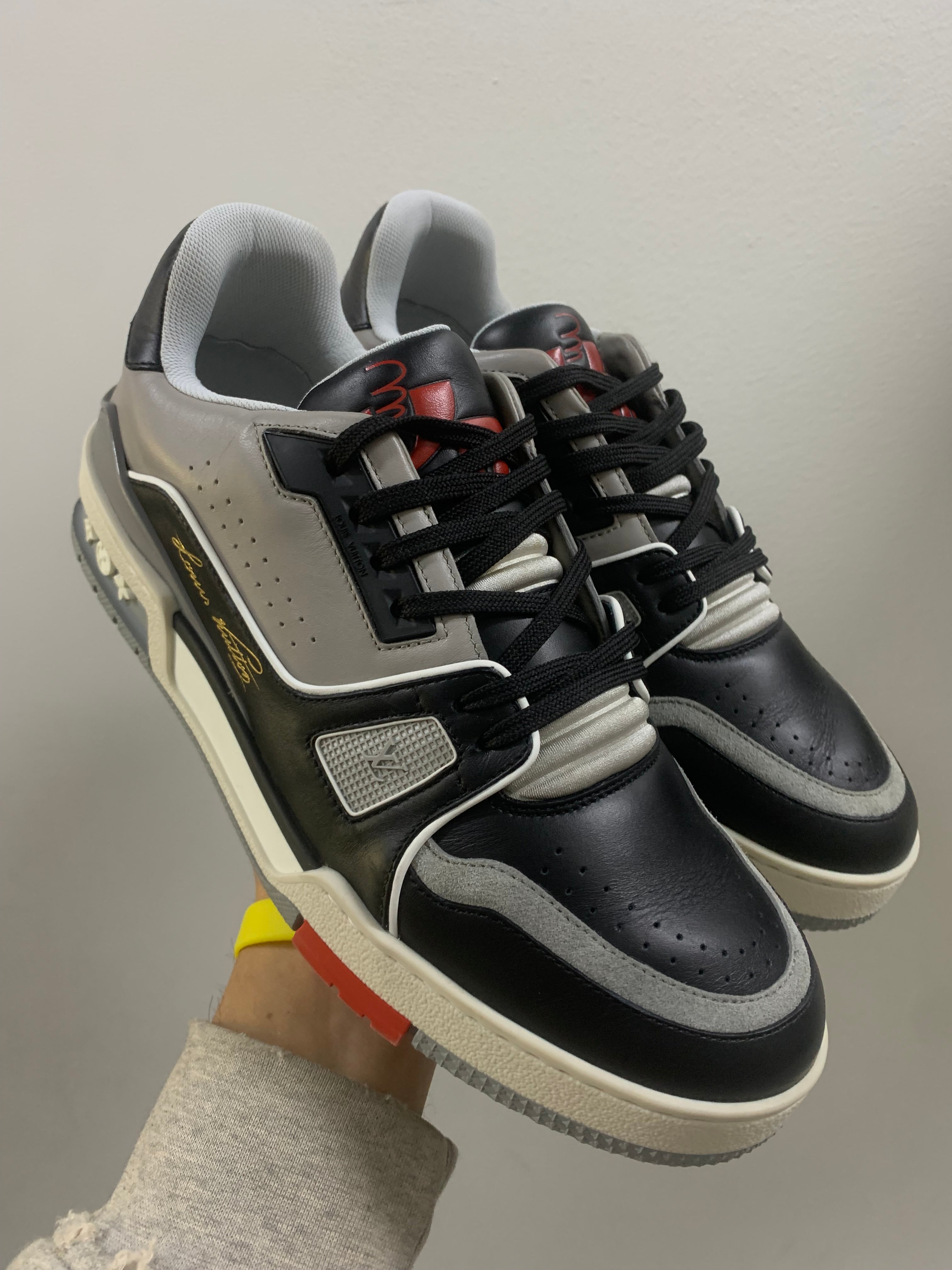 Louis Vuitton Trainer Low Black Grey