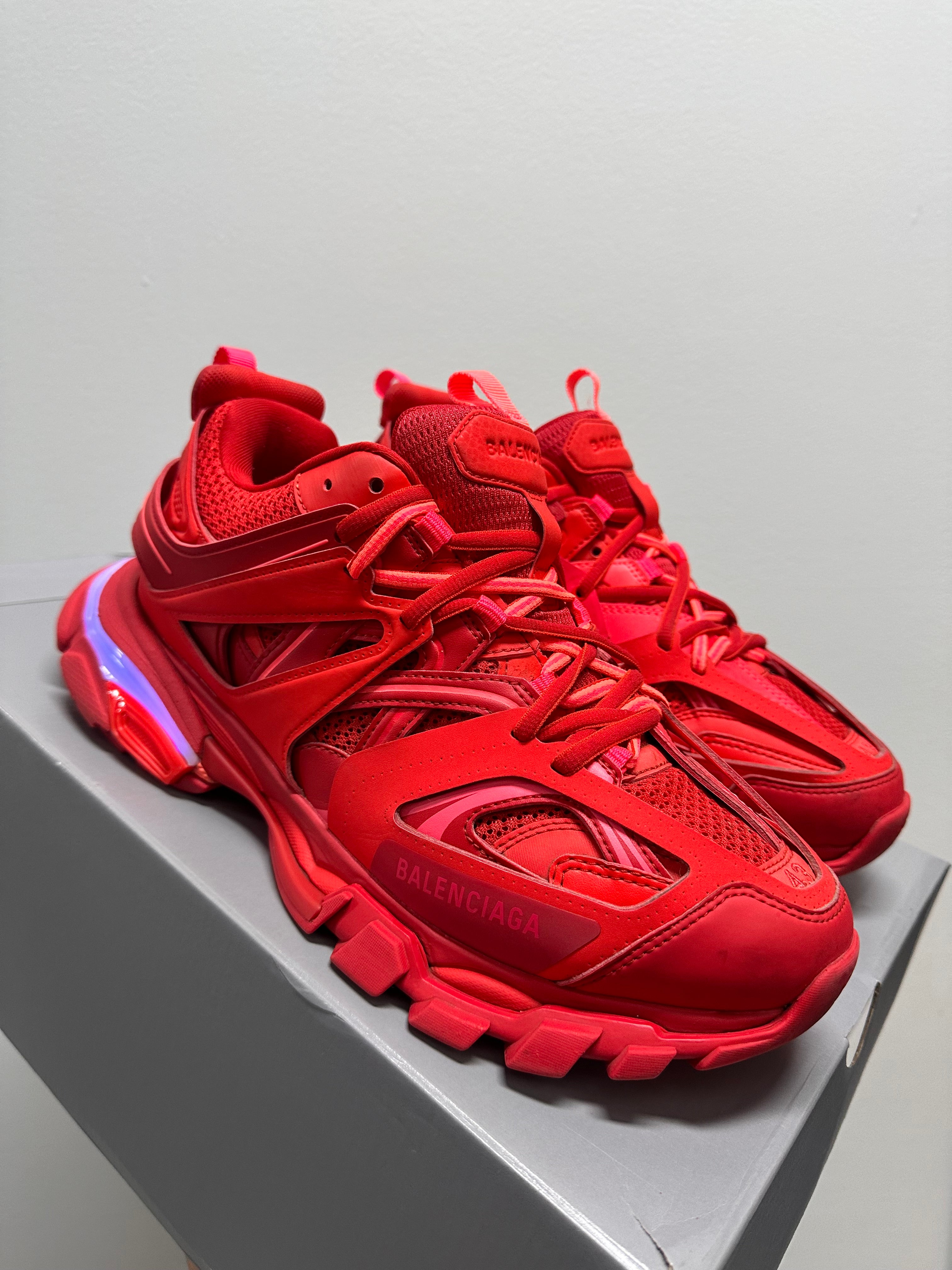 Balenciaga Track Trainer Red