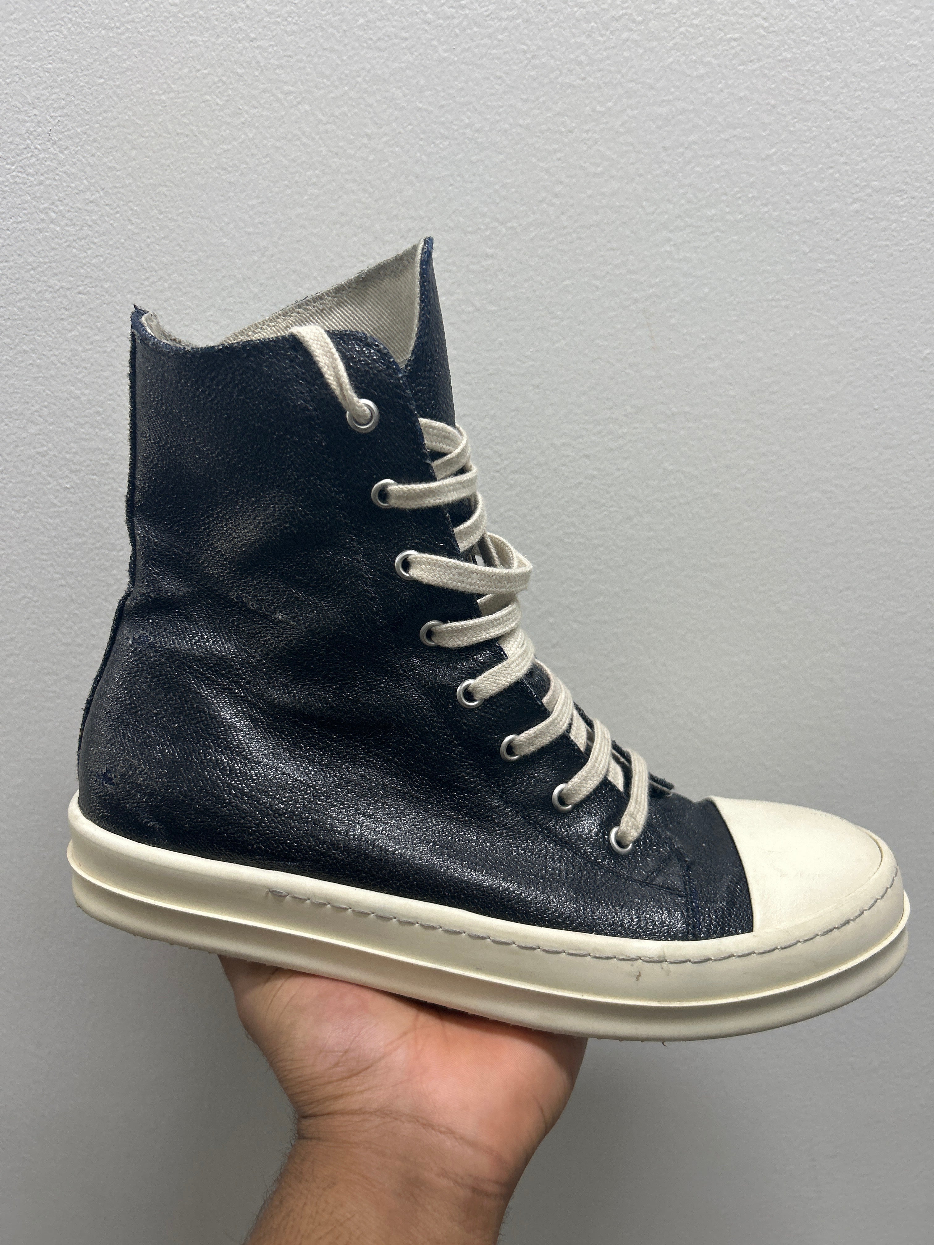 Rick Owens Porterville Sneaker Black Milk