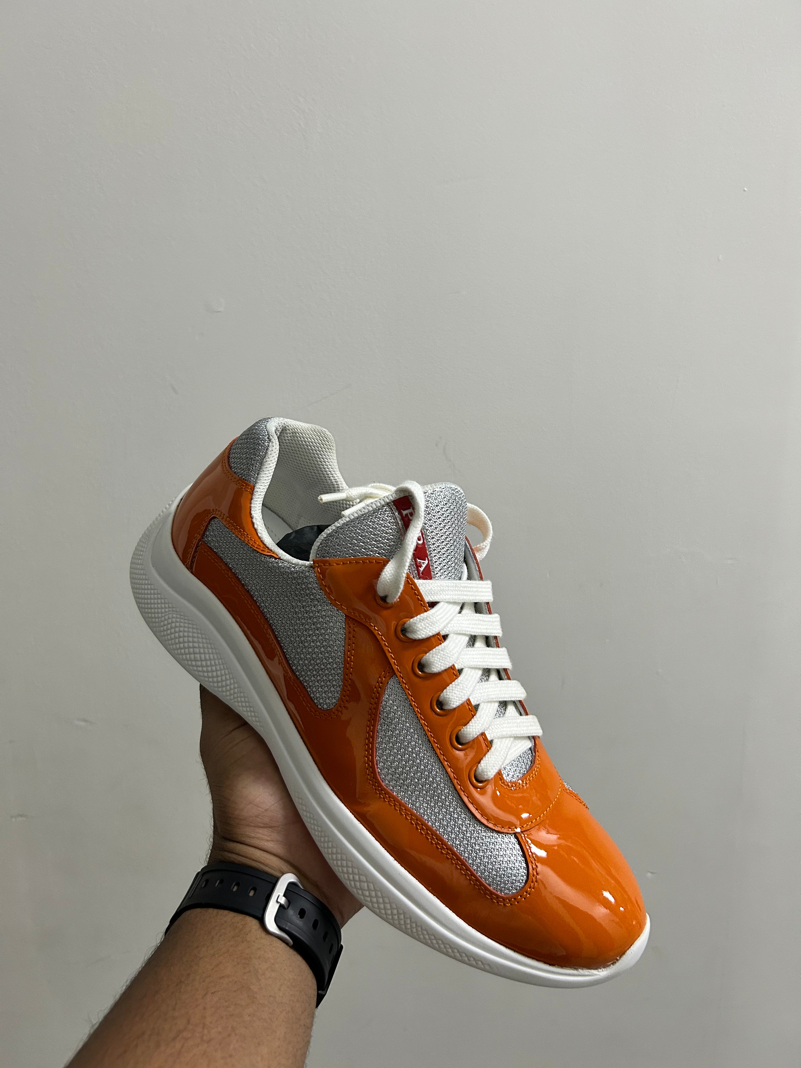 Prada Americas Cup sneakers Orange
