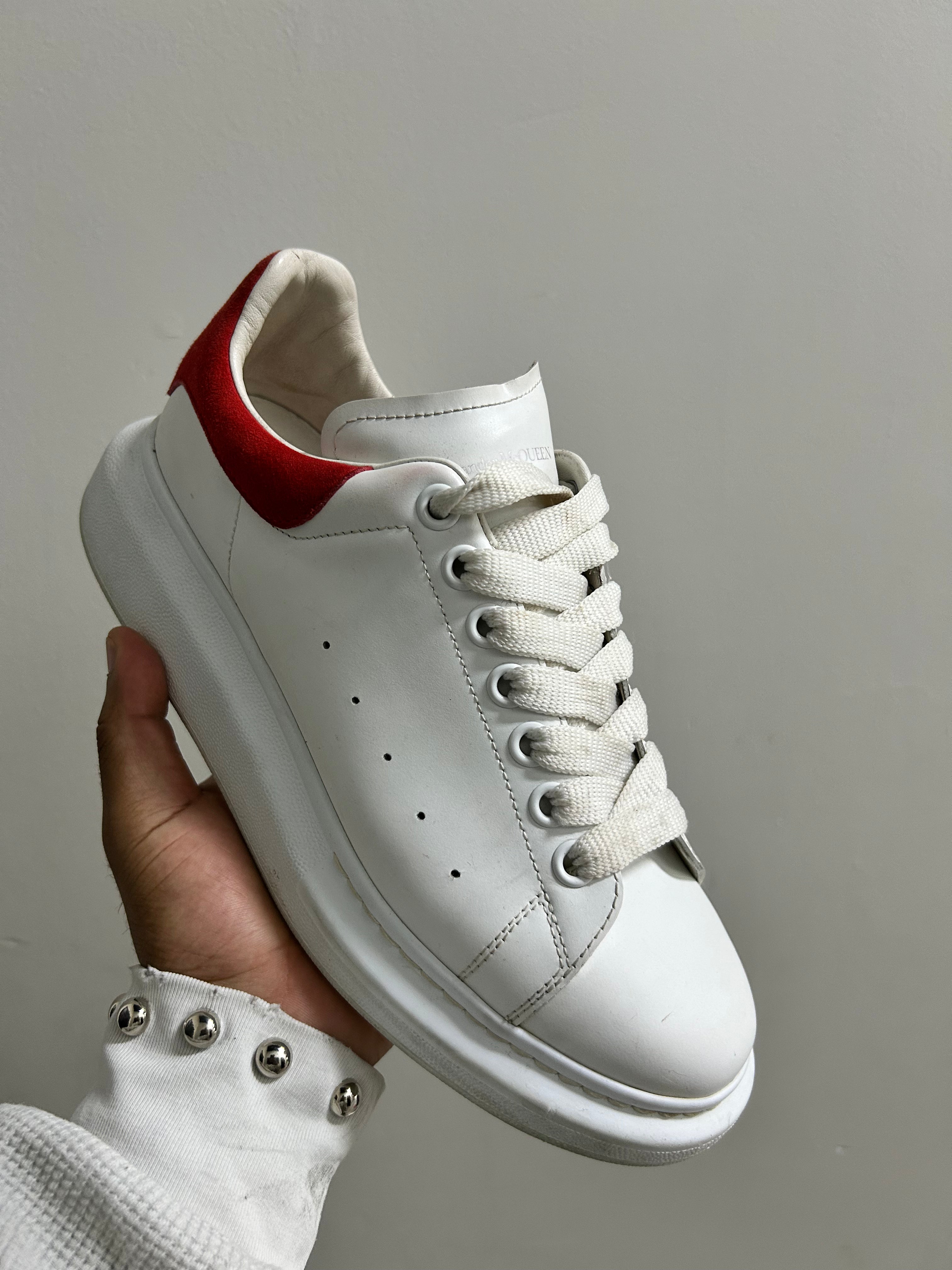 Alexander McQueen Oversized Sneaker White Lust Red