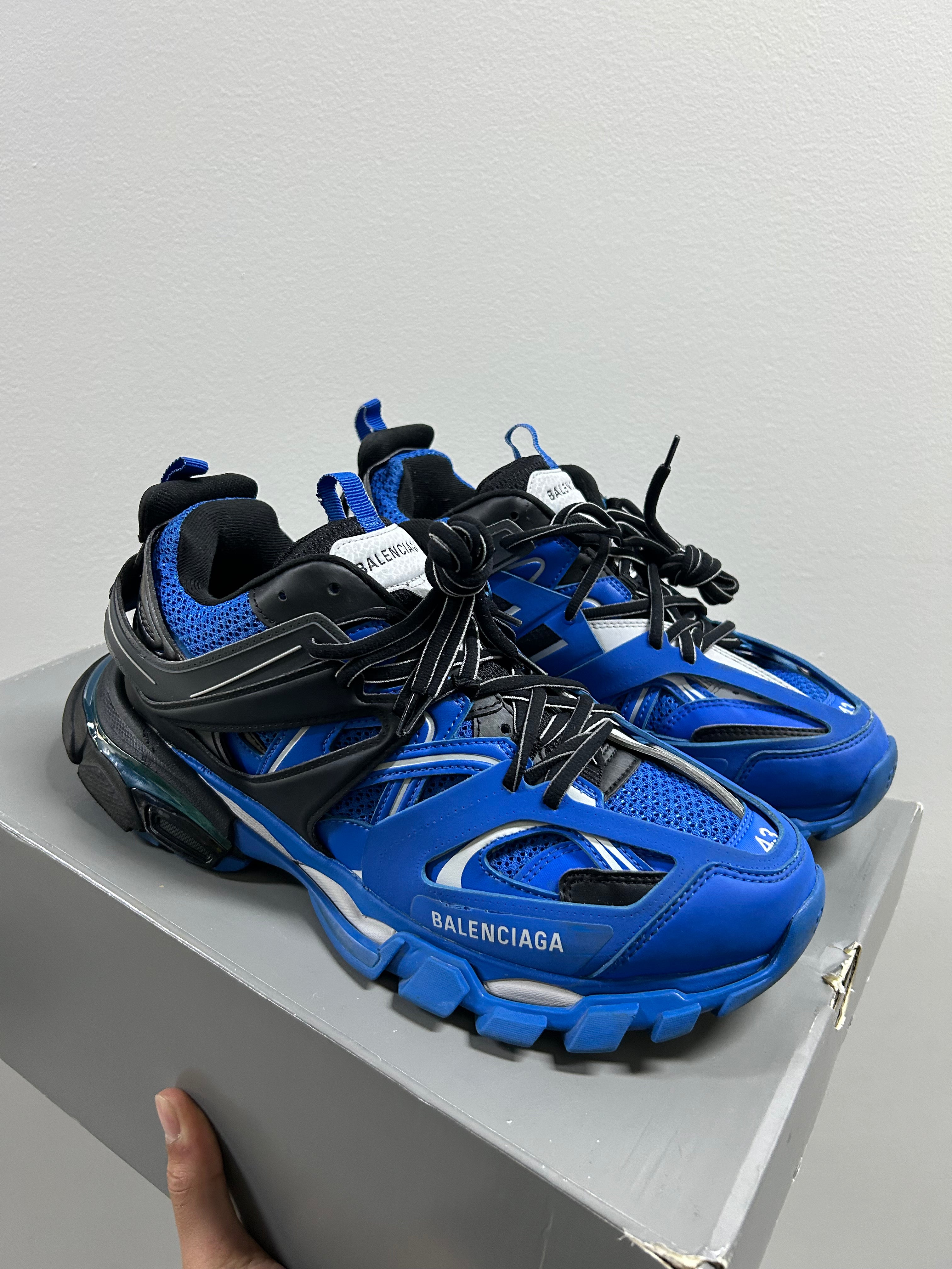 Balenciaga Track Black Blue