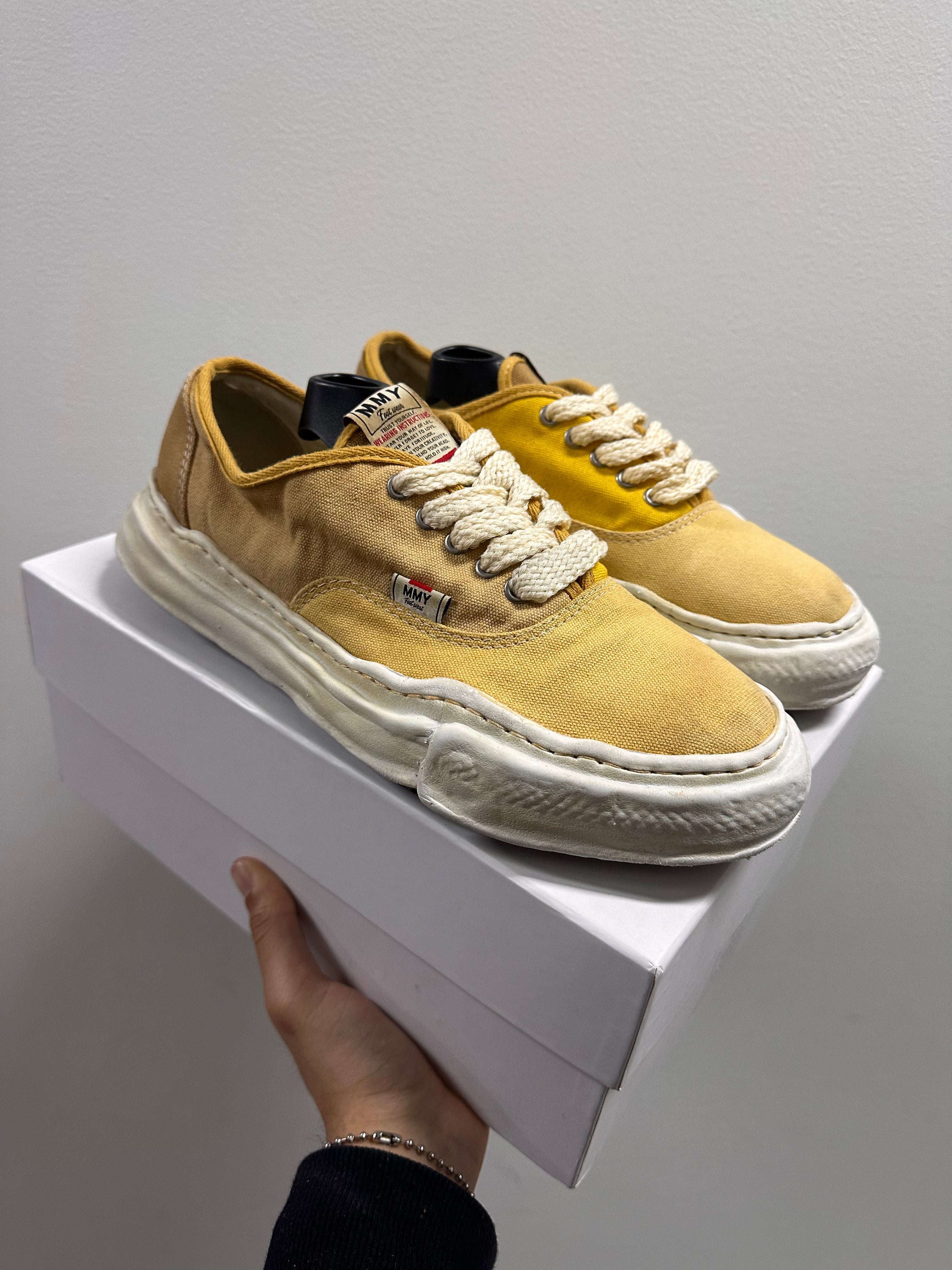 Maison Mihara Yasuhiro Baker OG Sole Over Dyed Canvas Low