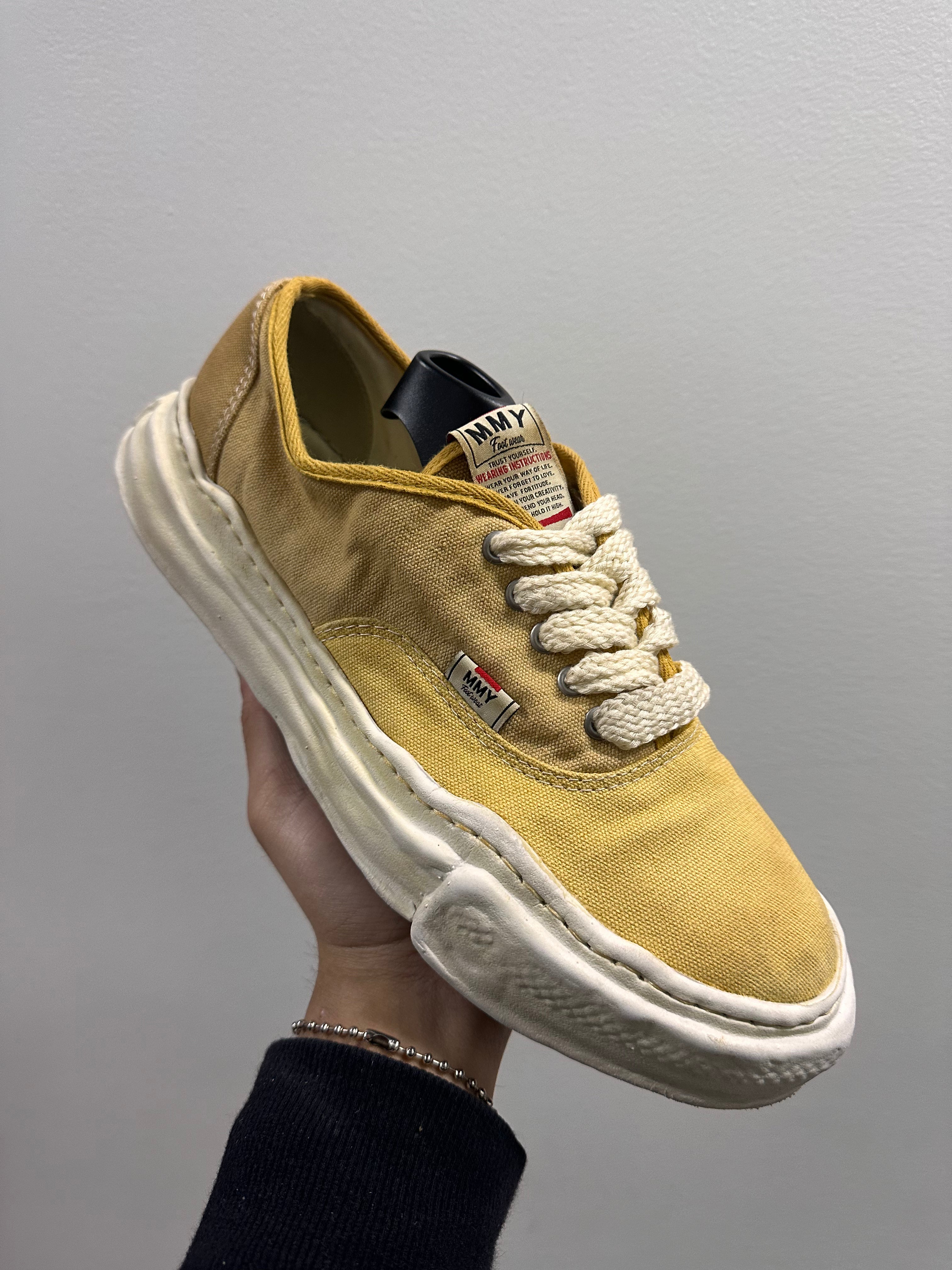 Maison Mihara Yasuhiro Baker OG Sole Over Dyed Canvas Low