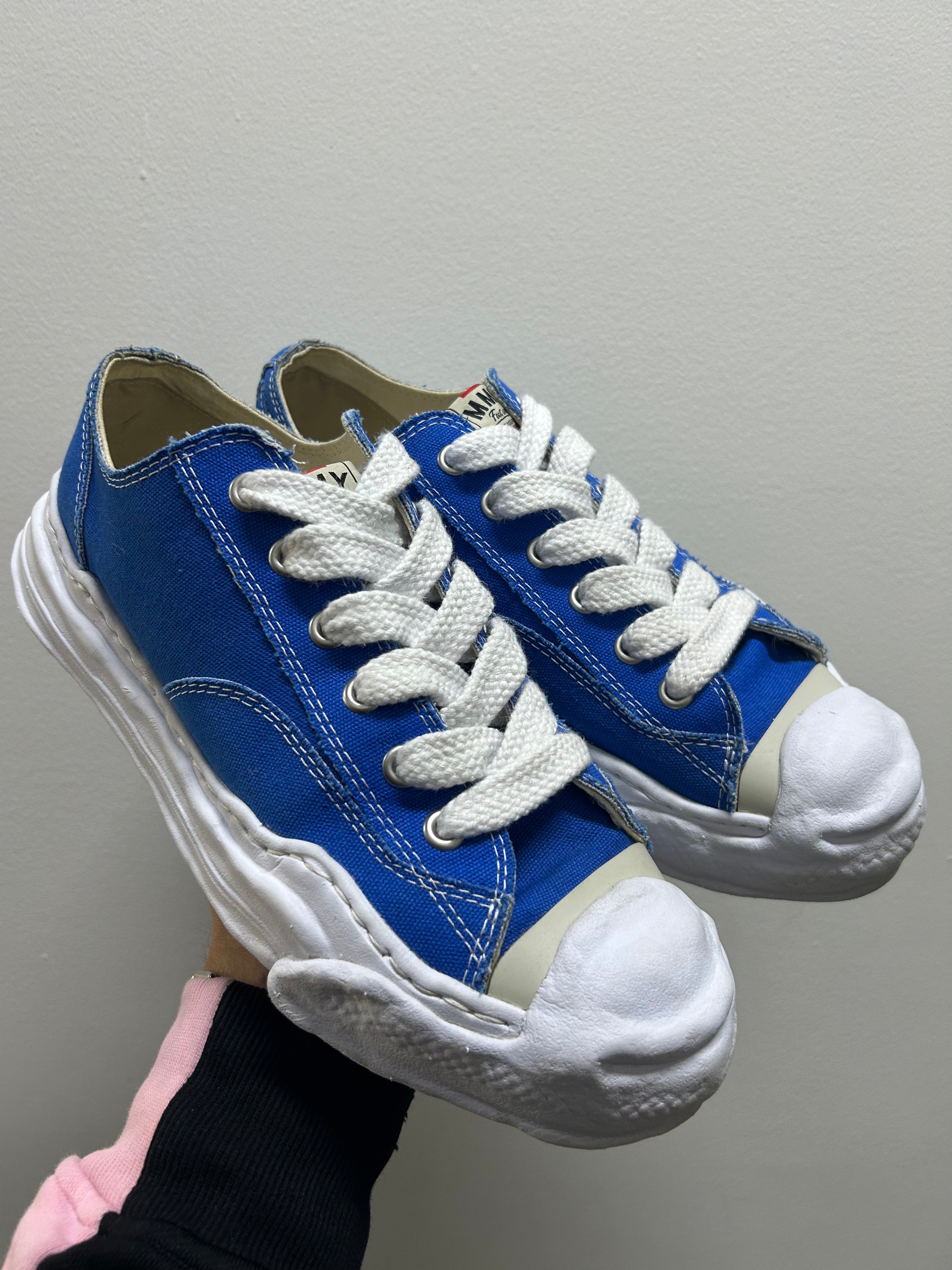 Maison Mihara Yasuhiro Hank OG Sole Canvas Low CL Blue