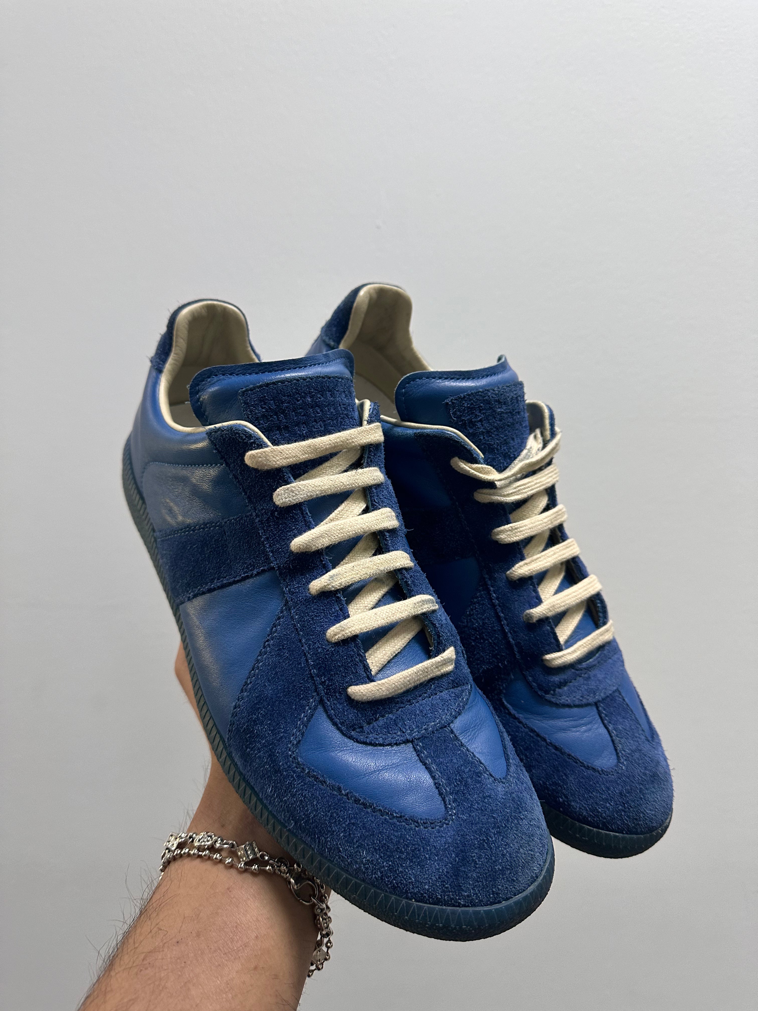 Maison Margiela GAT Blue Sneakers Low Top Shoes