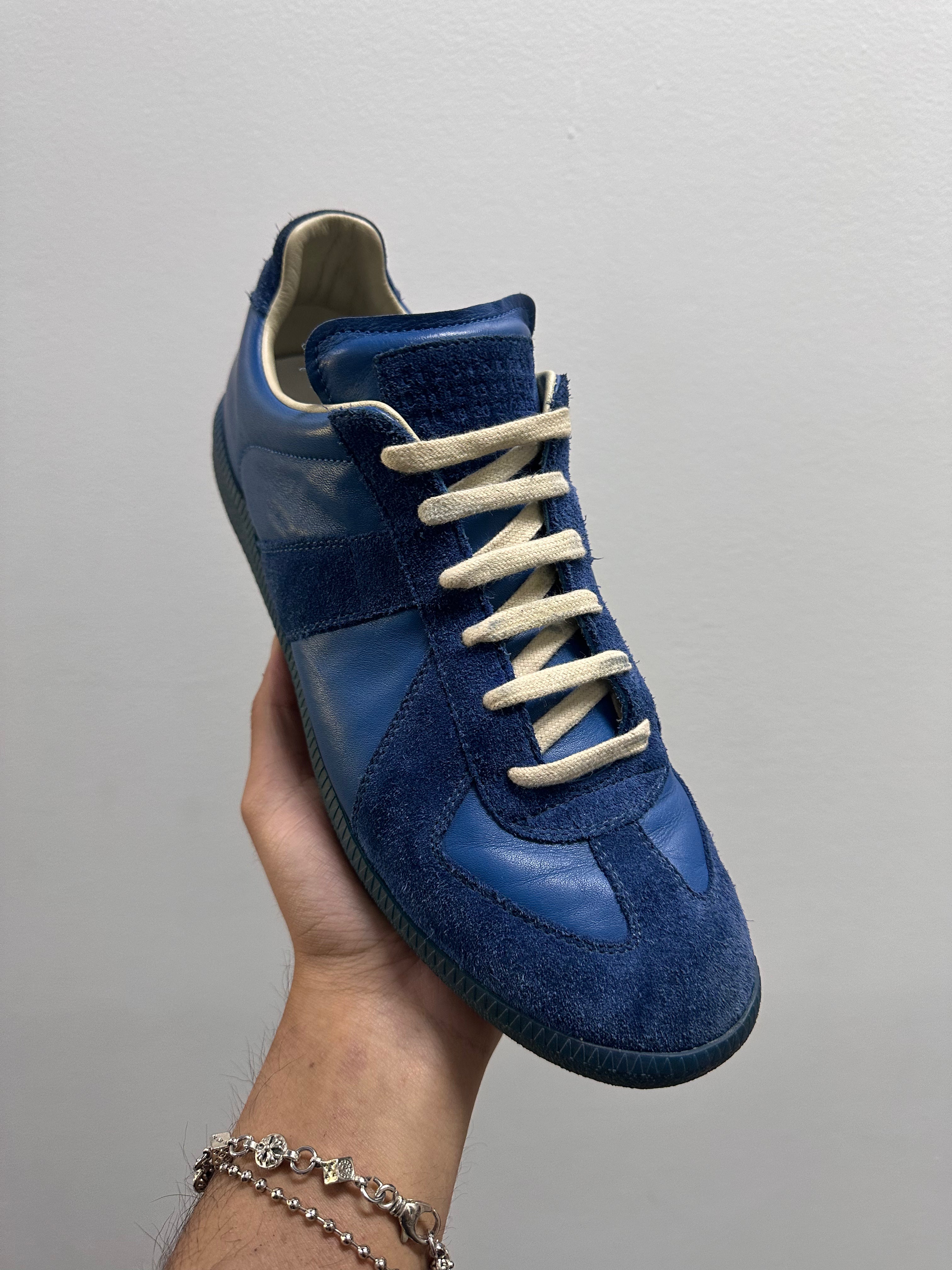Maison Margiela GAT Blue Sneakers Low Top Shoes