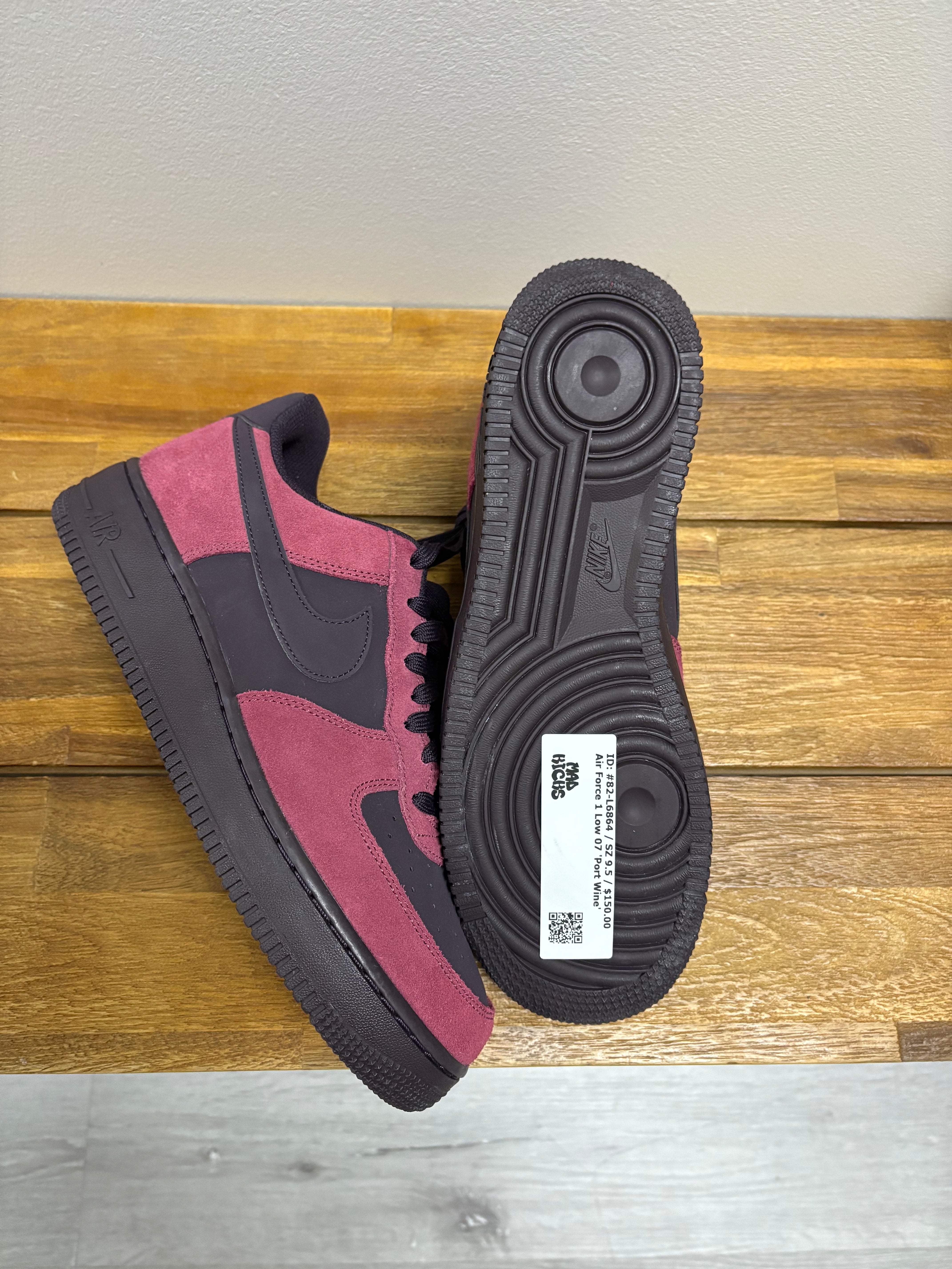 Air Force 1 Low 07 Port Wine