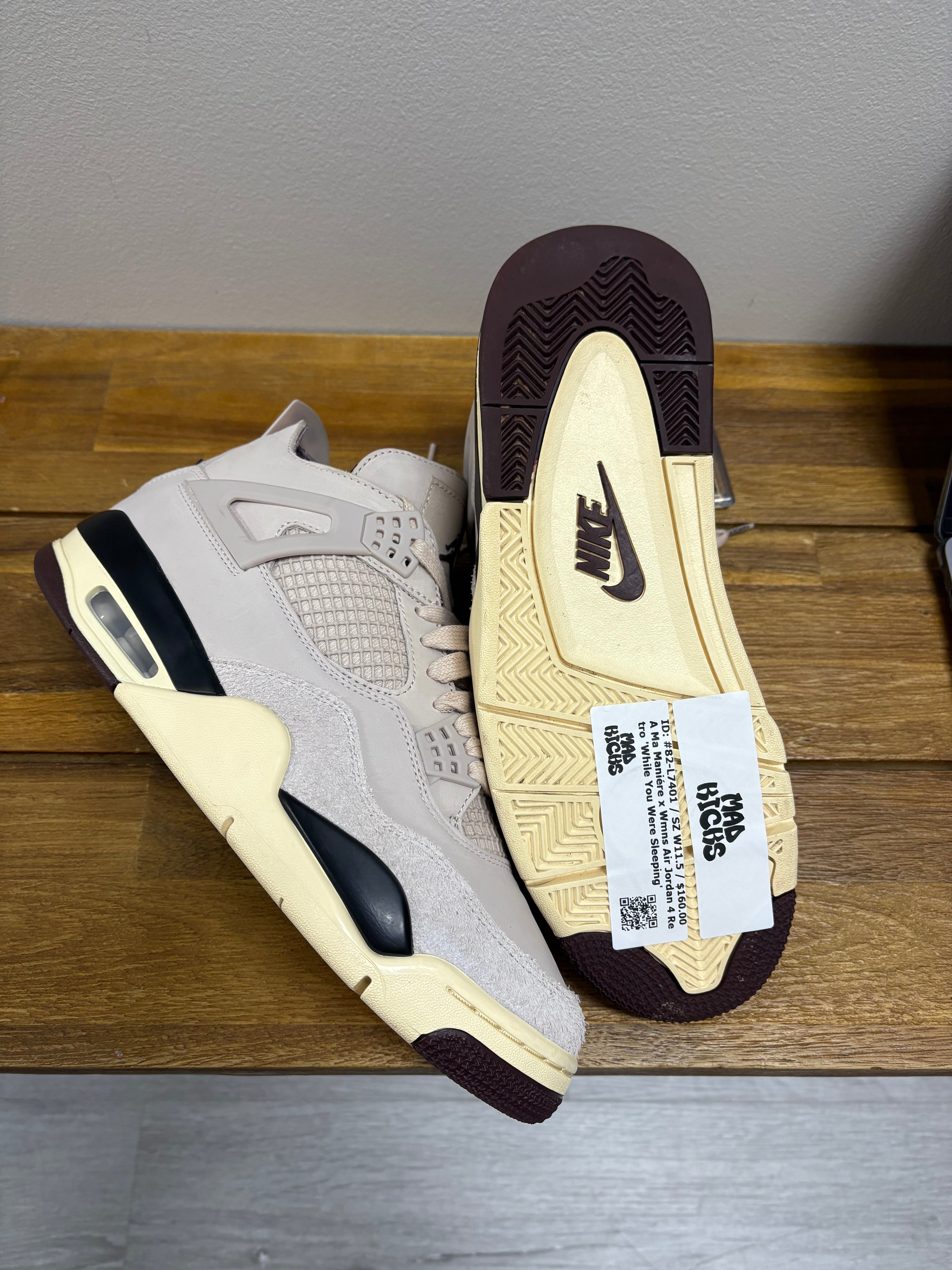 A Ma Maniere x Wmns Air Jordan 4 Retro While You Were Sleeping