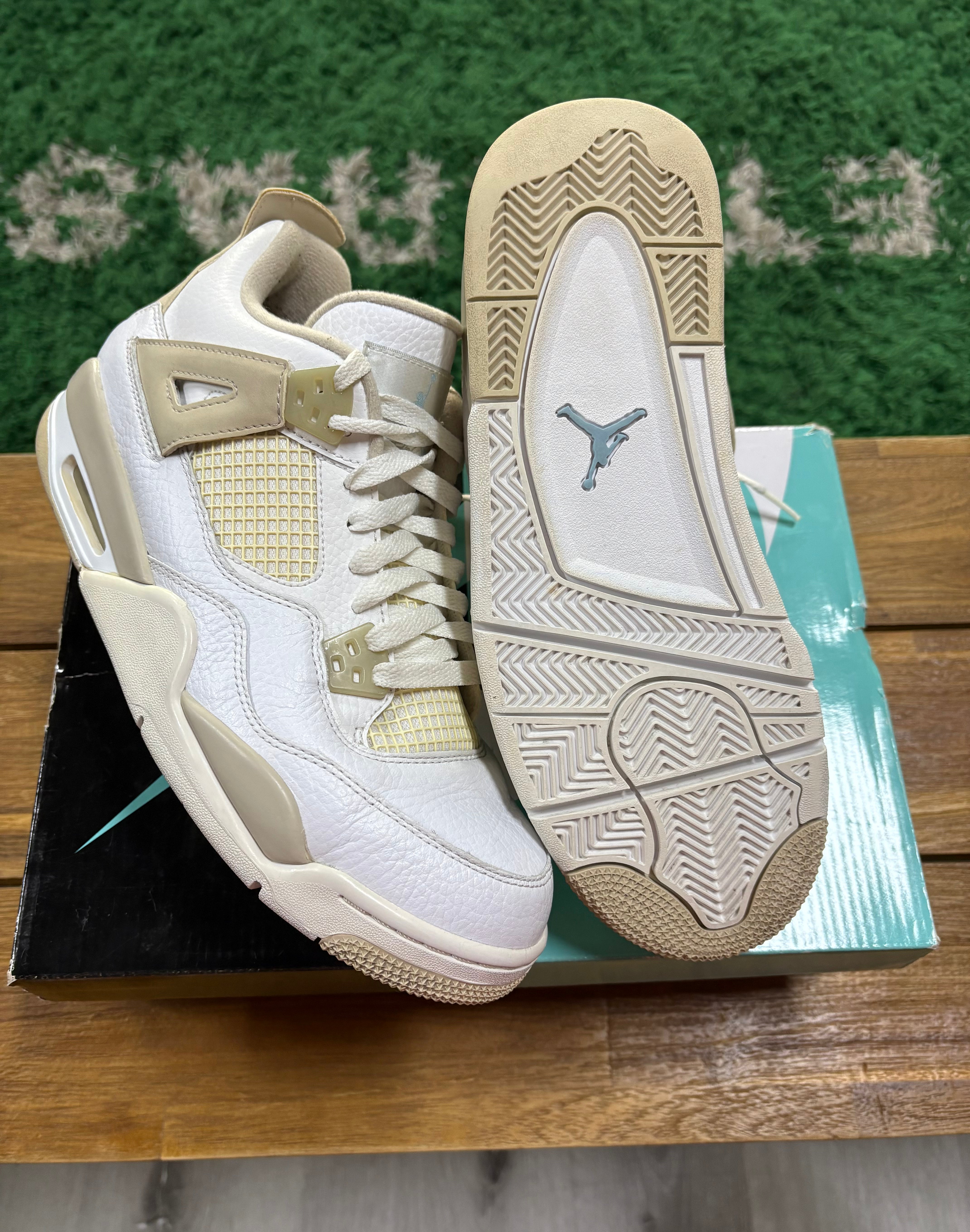 Air Jordan 4 Retro GS Linen