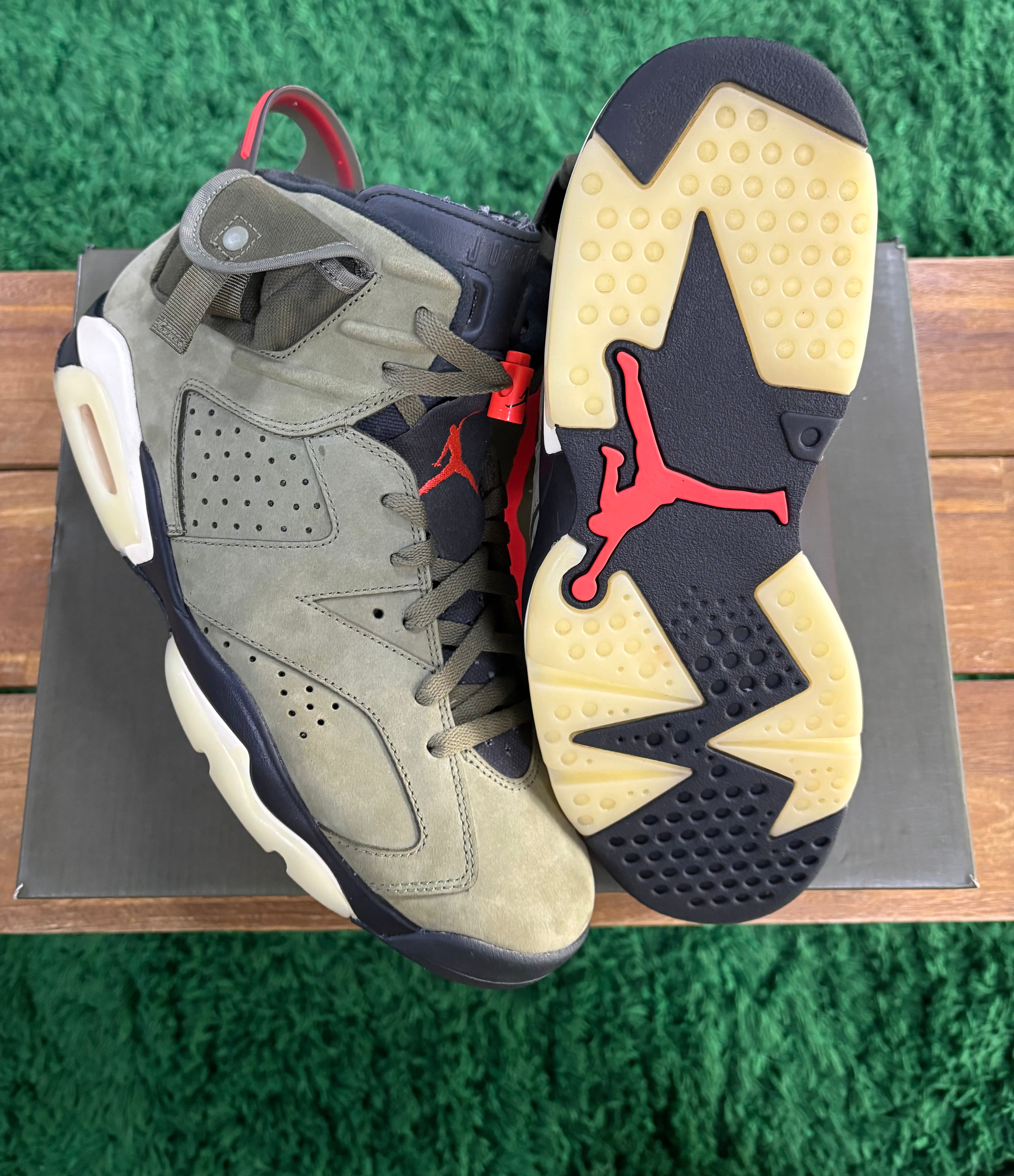Travis Scott x Air Jordan 6 Retro Olive