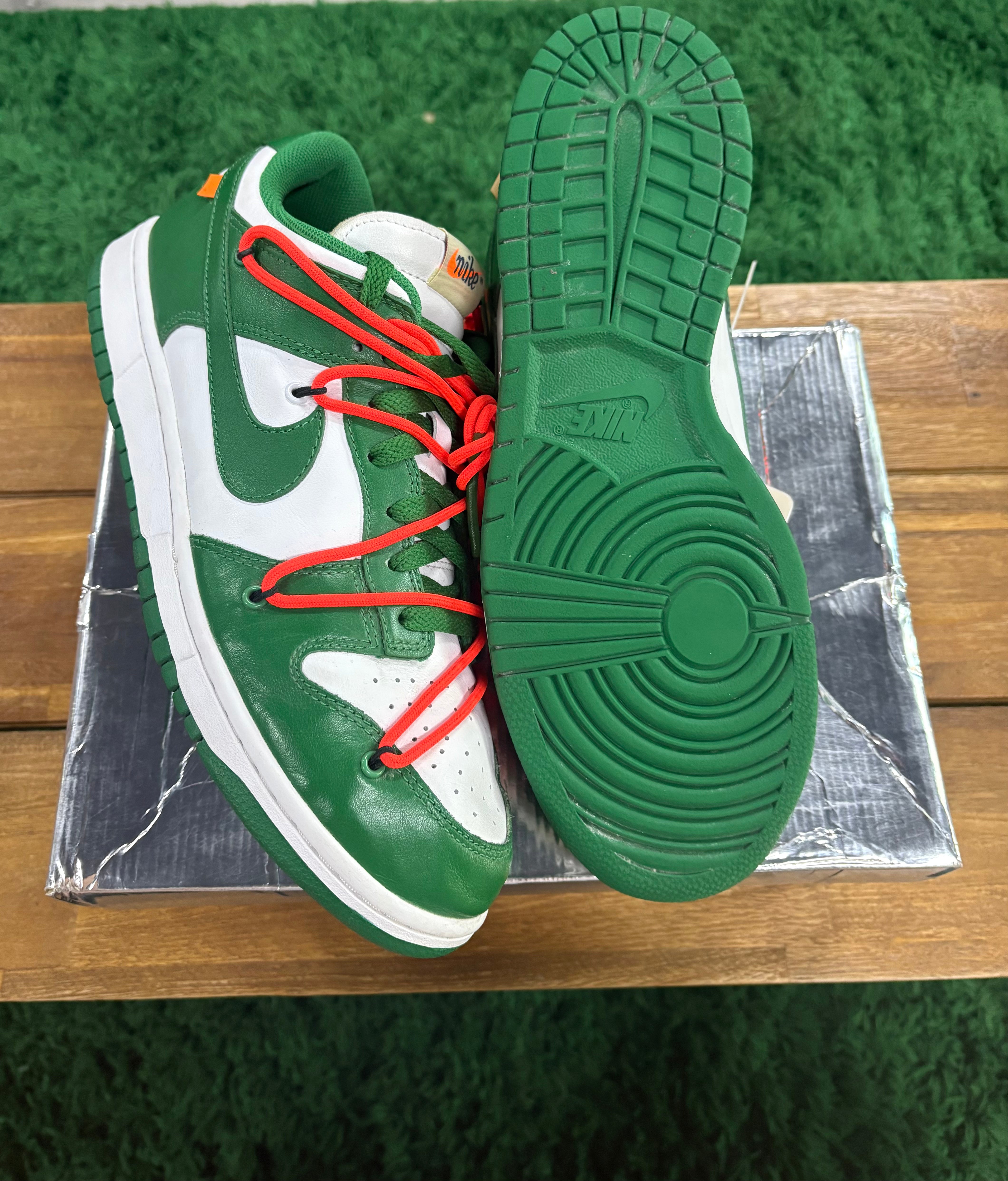 Off-White x Dunk Low Pine Green