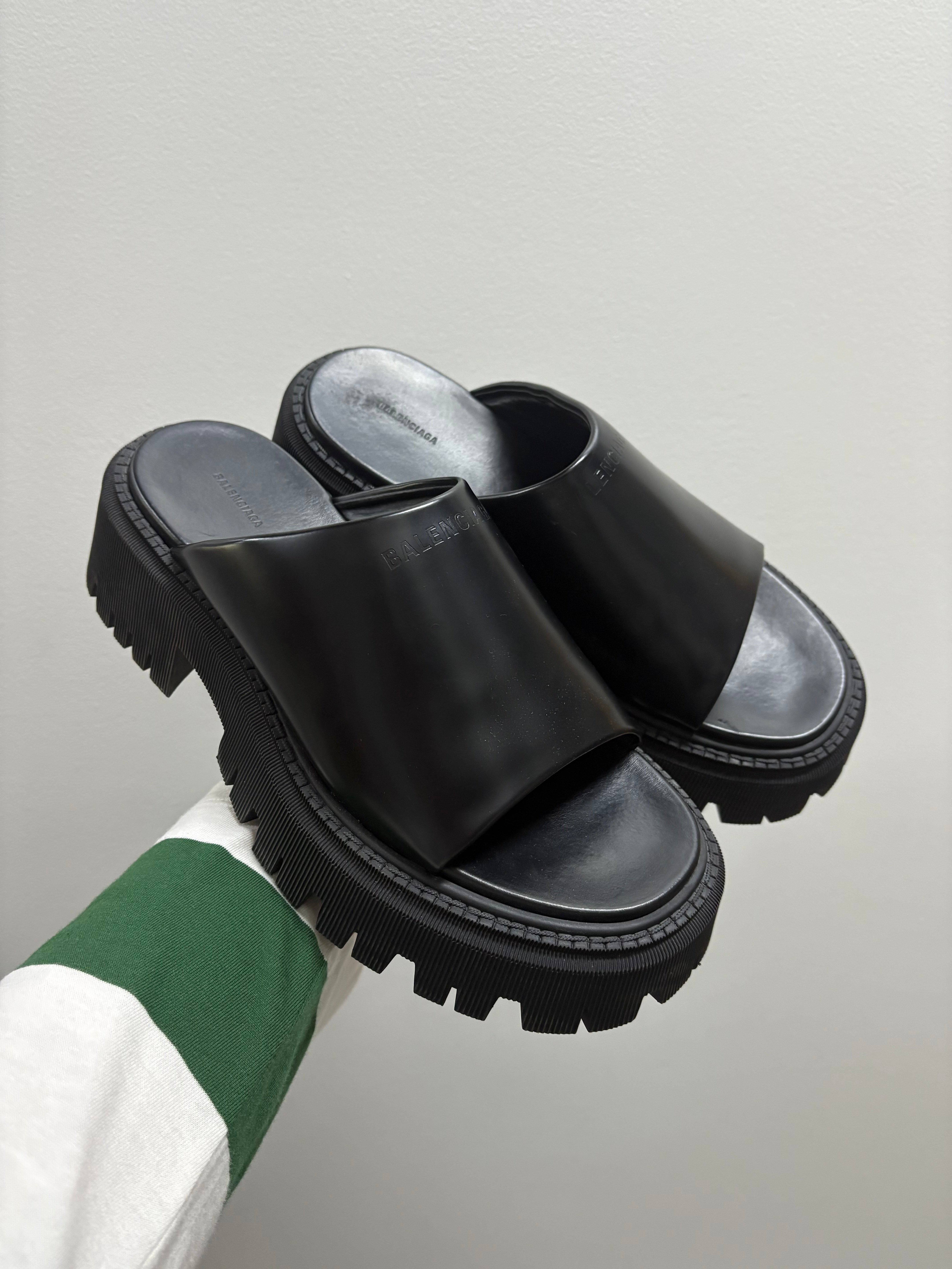 Balenciaga Tractor Slide Black