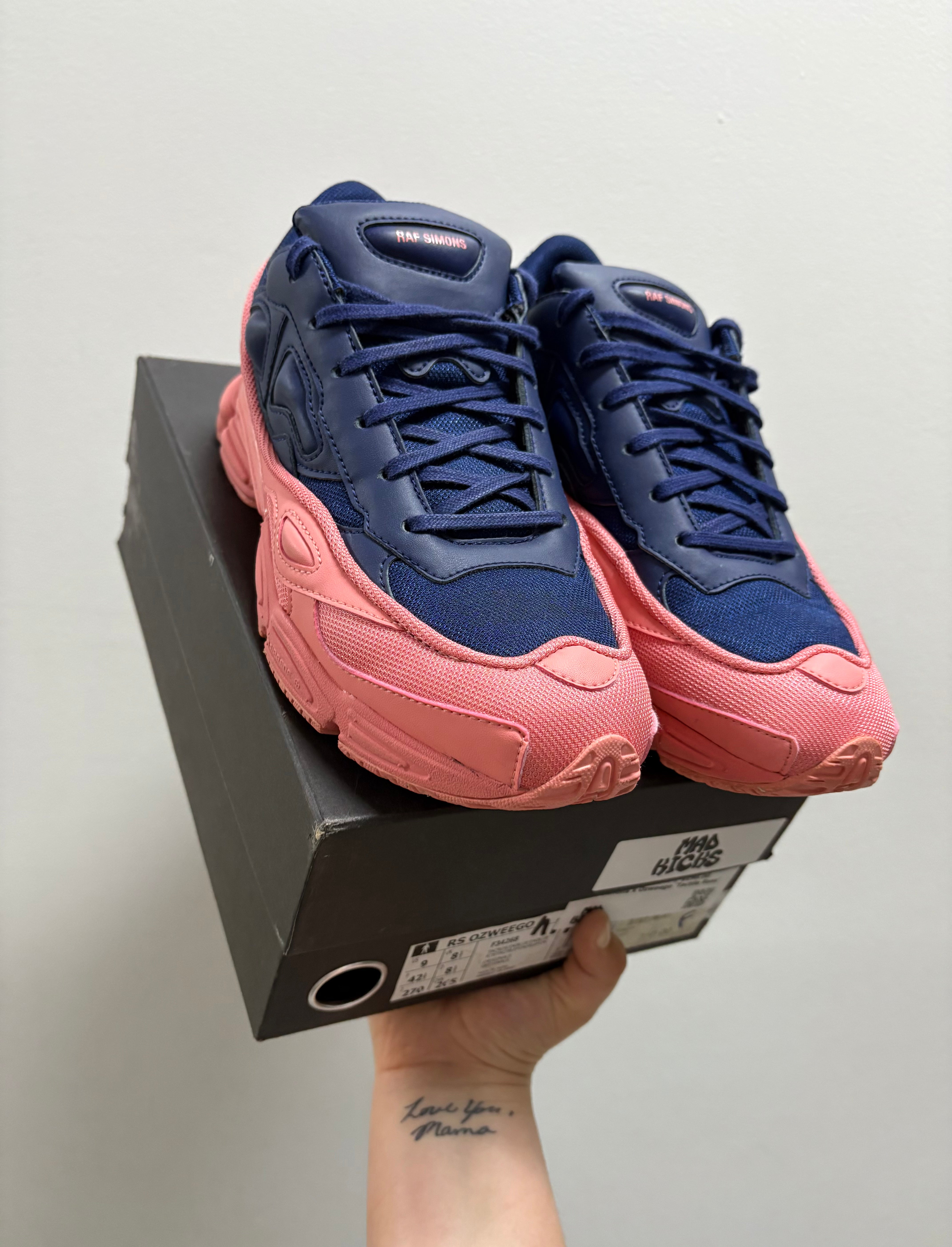 Raf Simons x Ozweego Tactile Rose