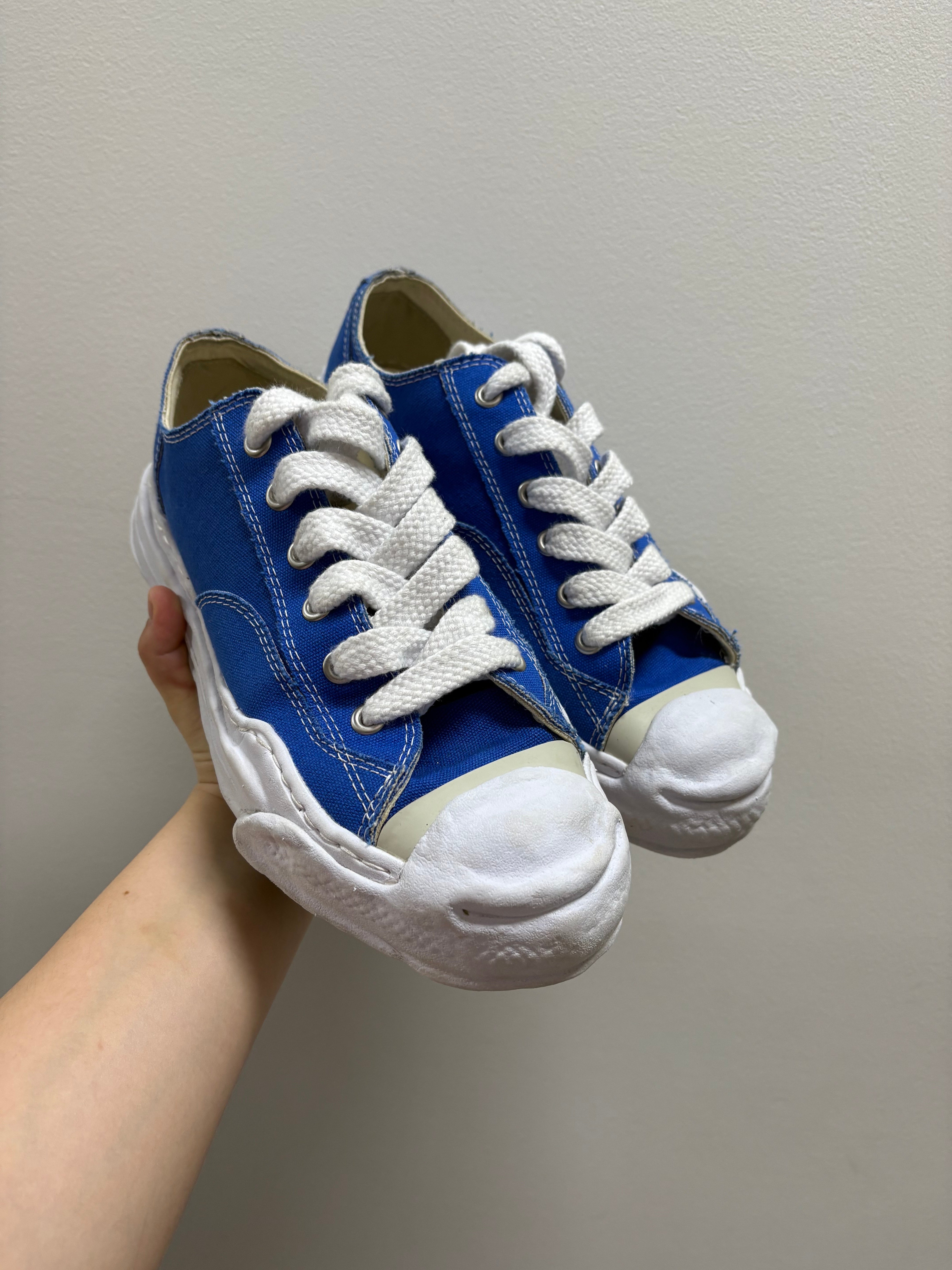 Maison Mihara Yasuhiro Hank OG Sole Canvas Low CL Blue
