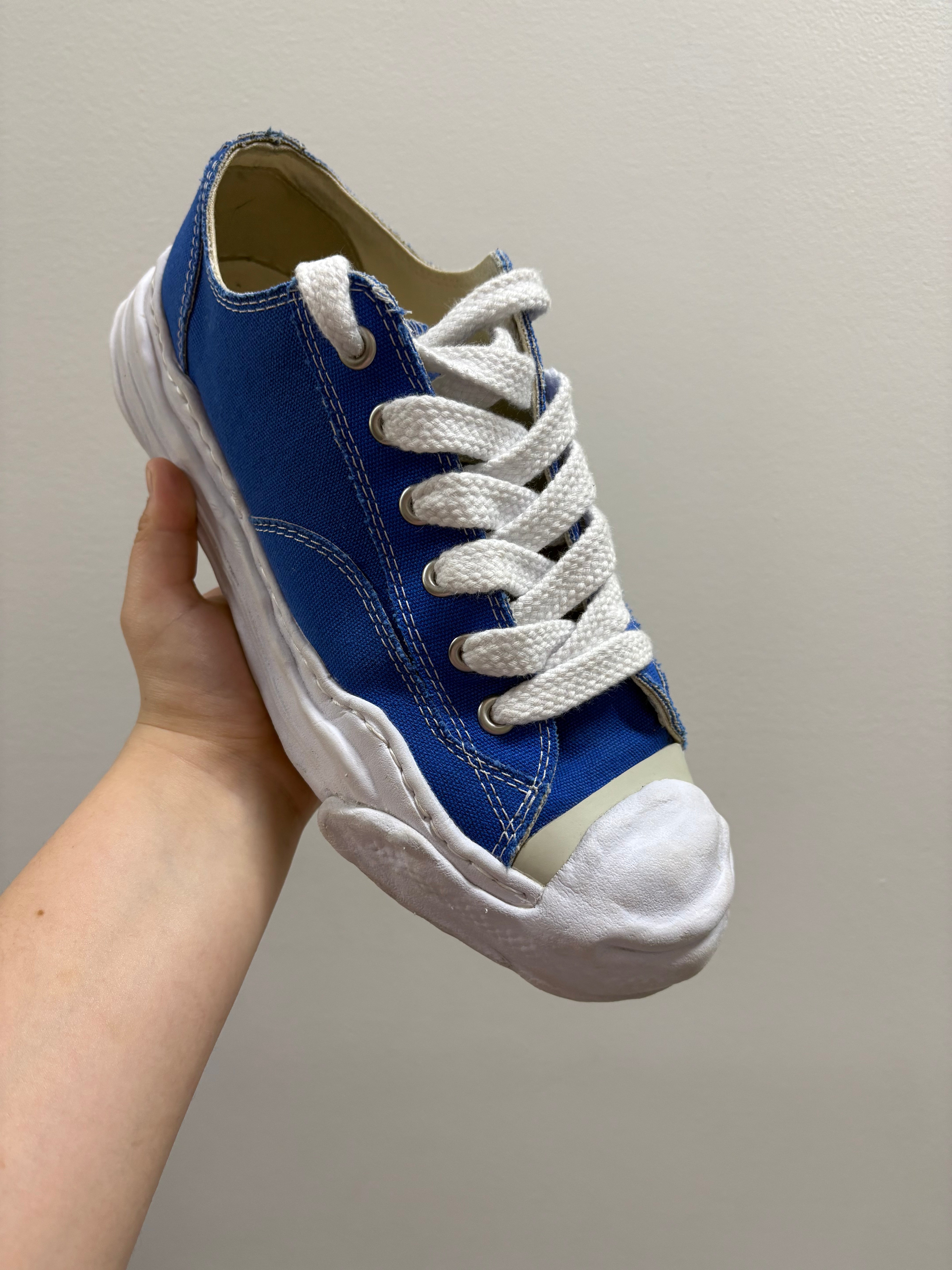 Maison Mihara Yasuhiro Hank OG Sole Canvas Low CL Blue
