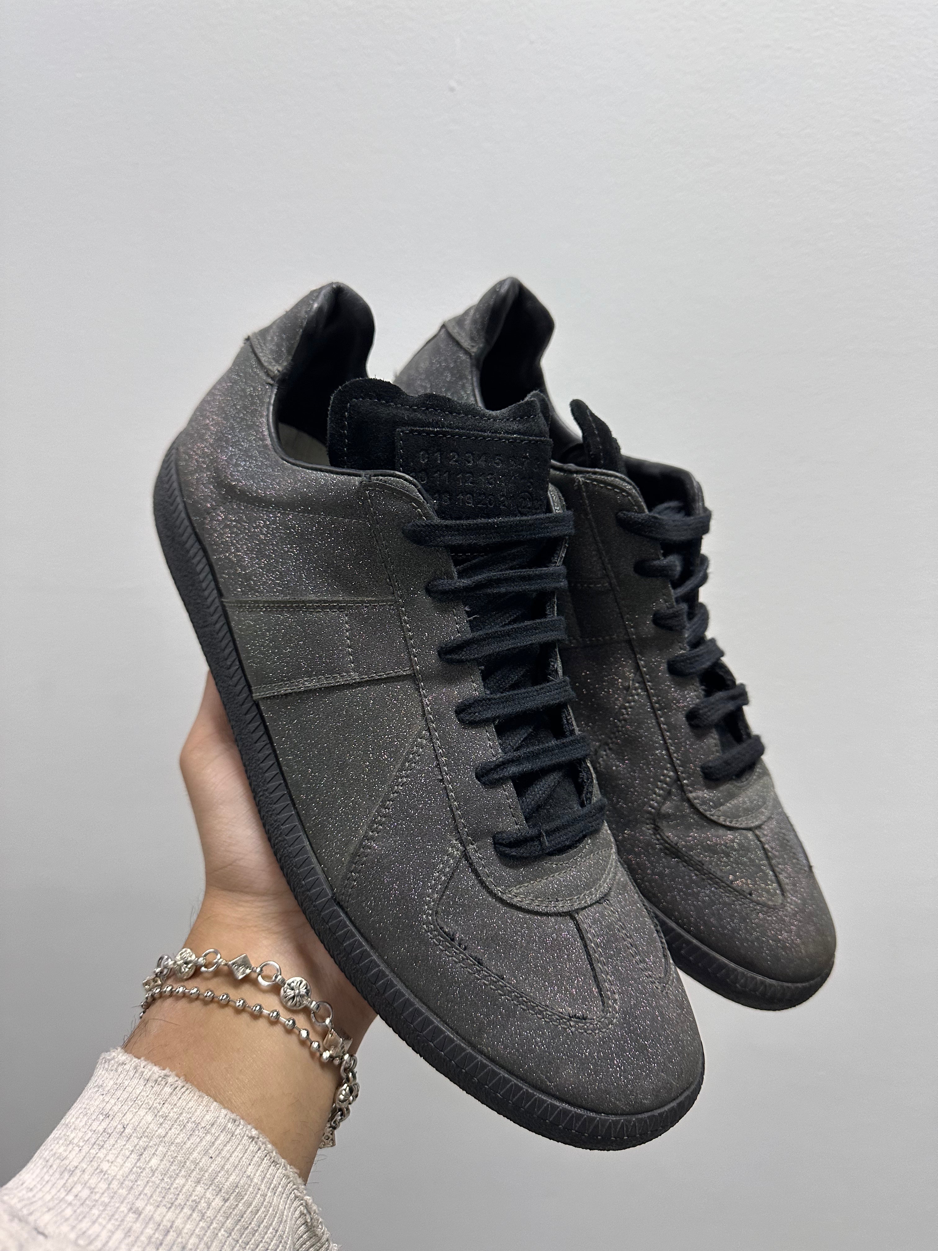 Maison Margiela 22 Replica Low Top Sneaker Black Glitter
