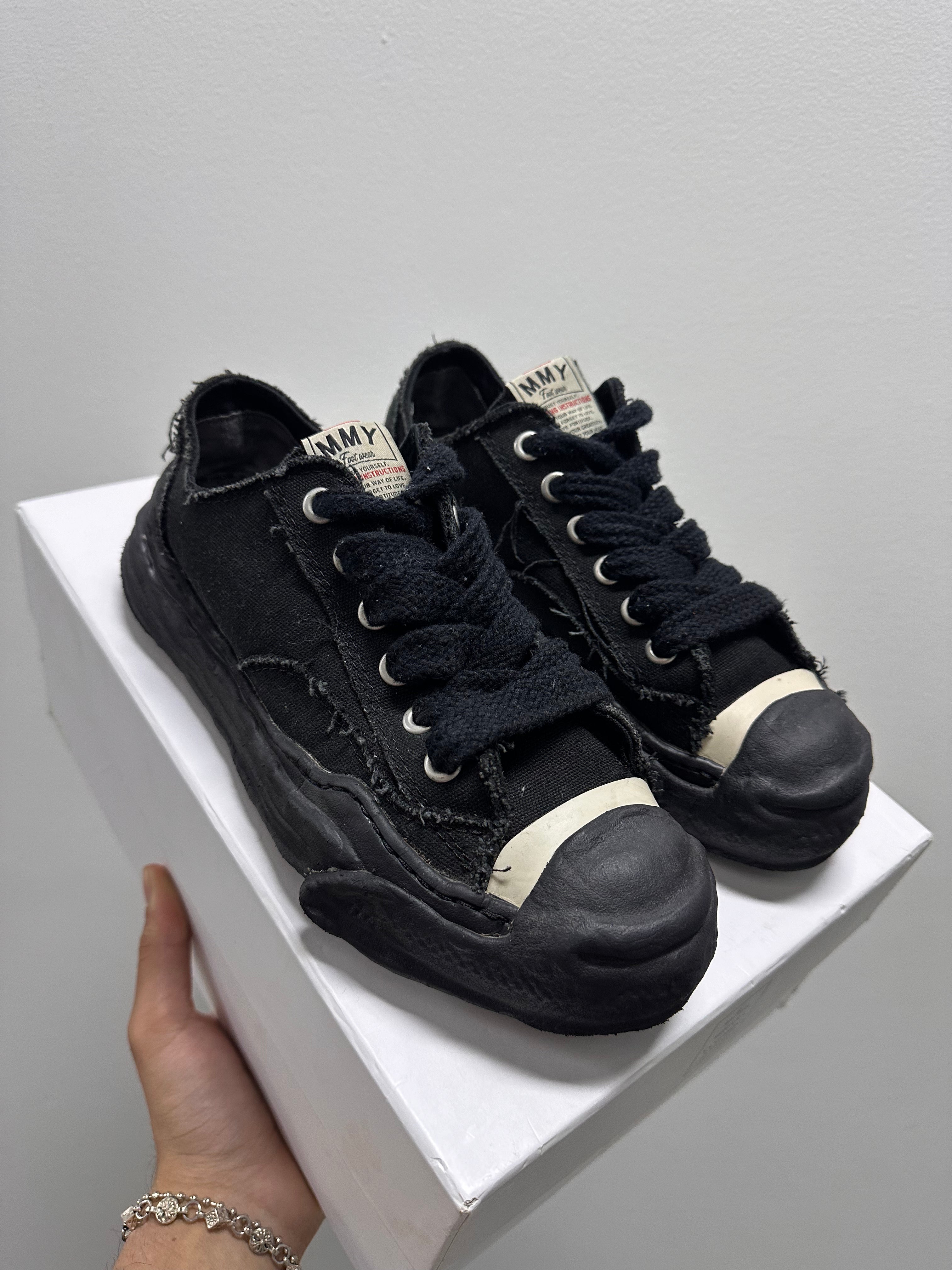 Maison Mihara Yasuhiro Hank OG Sole Canvas Low Black