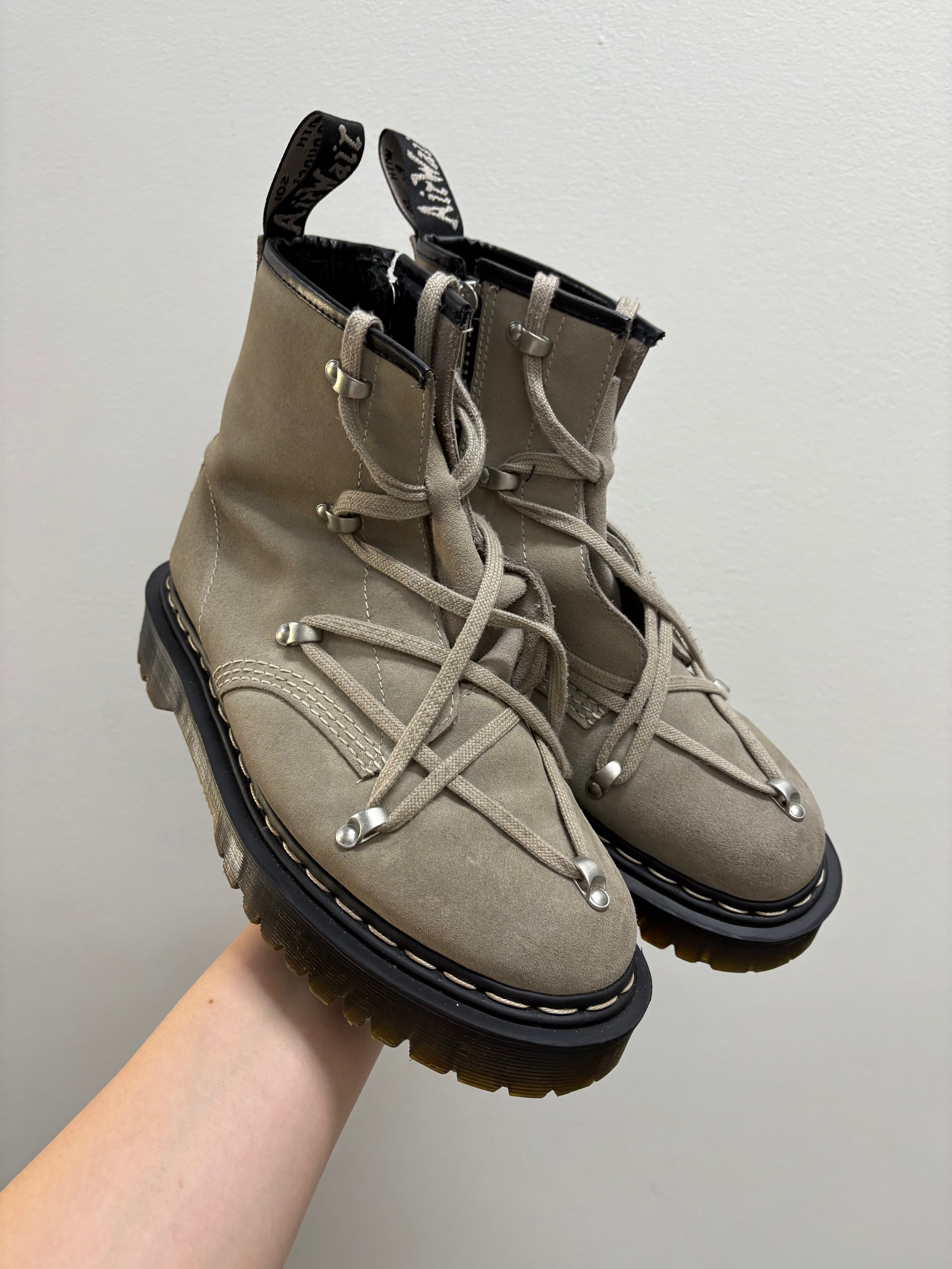 Dr. Martens 1460 Bex Suede Lace Up Boot Rick Owens