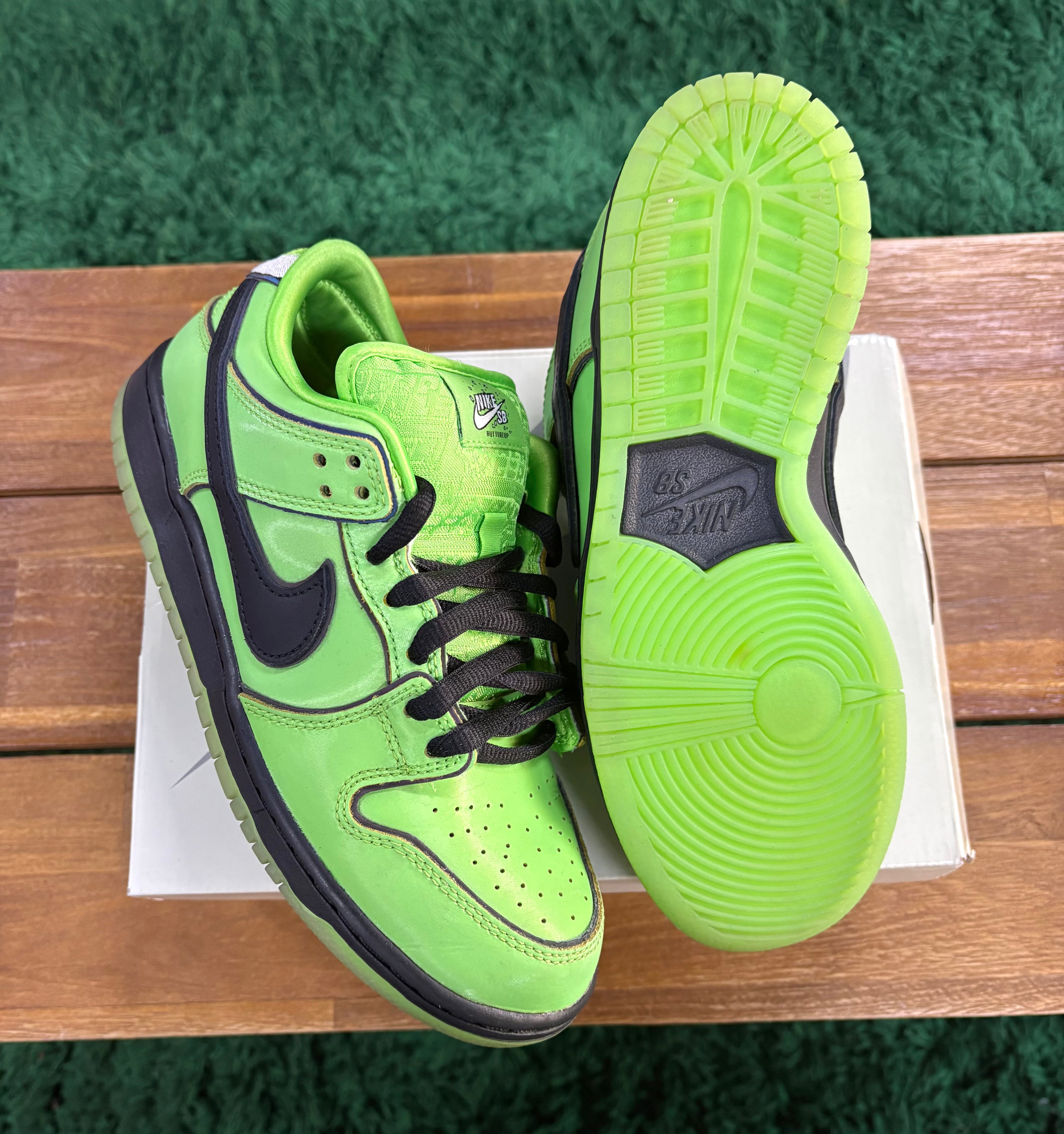 The Powerpuff Girls x Dunk Low Pro SB QS Buttercup