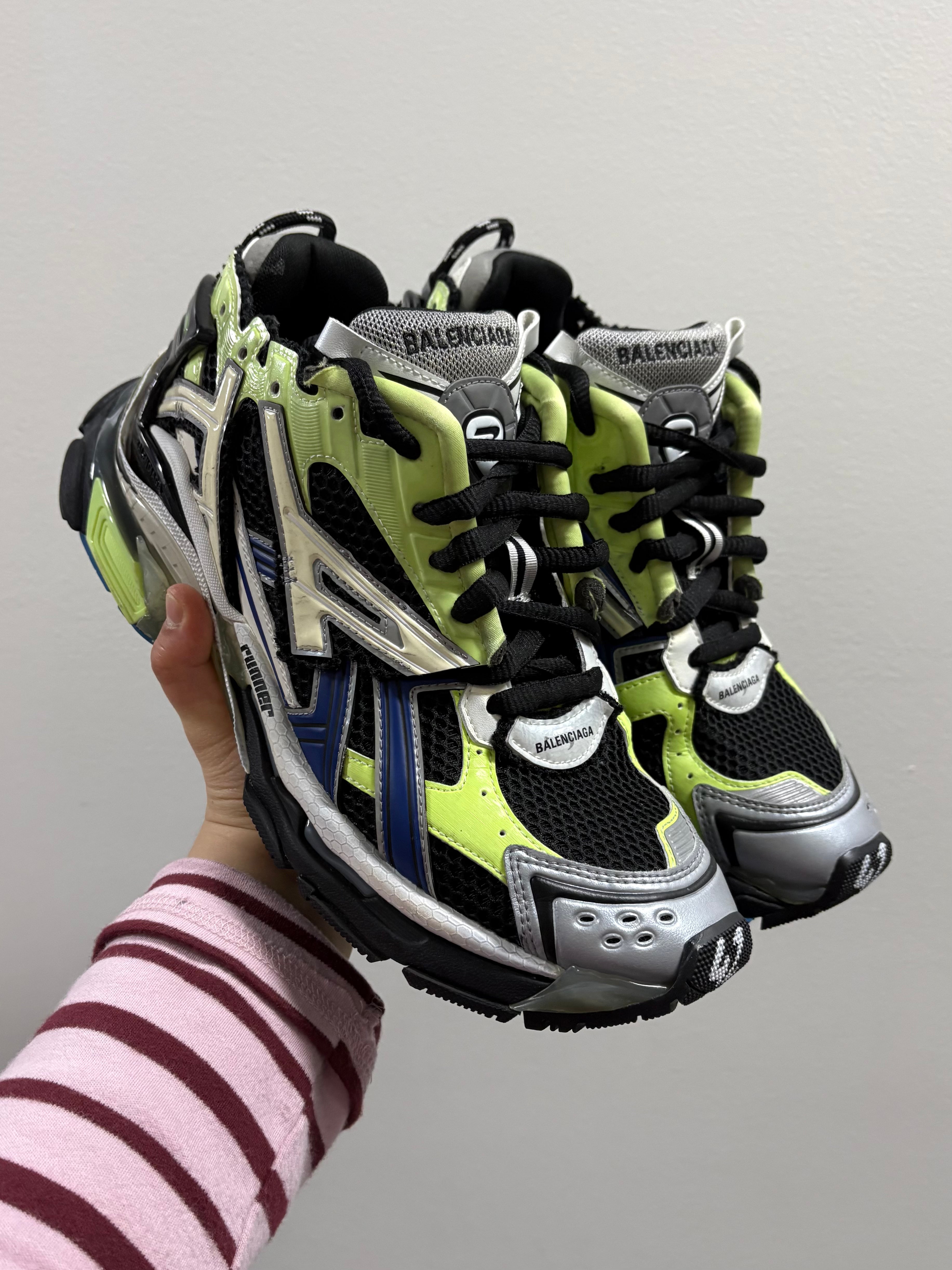 Balenciaga Runner Green Blue Black Grey