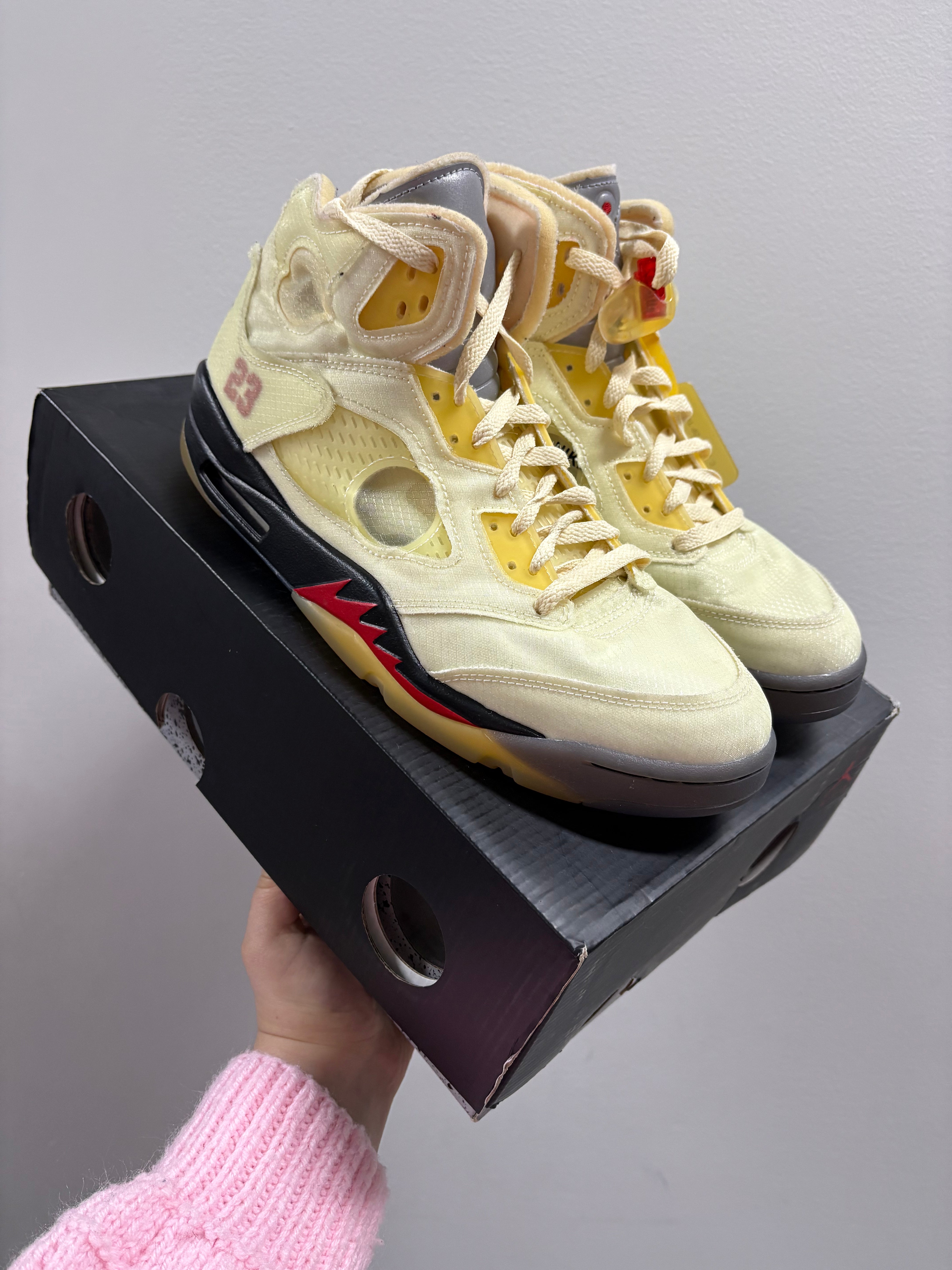 Off-White x Air Jordan 5 SP Sail