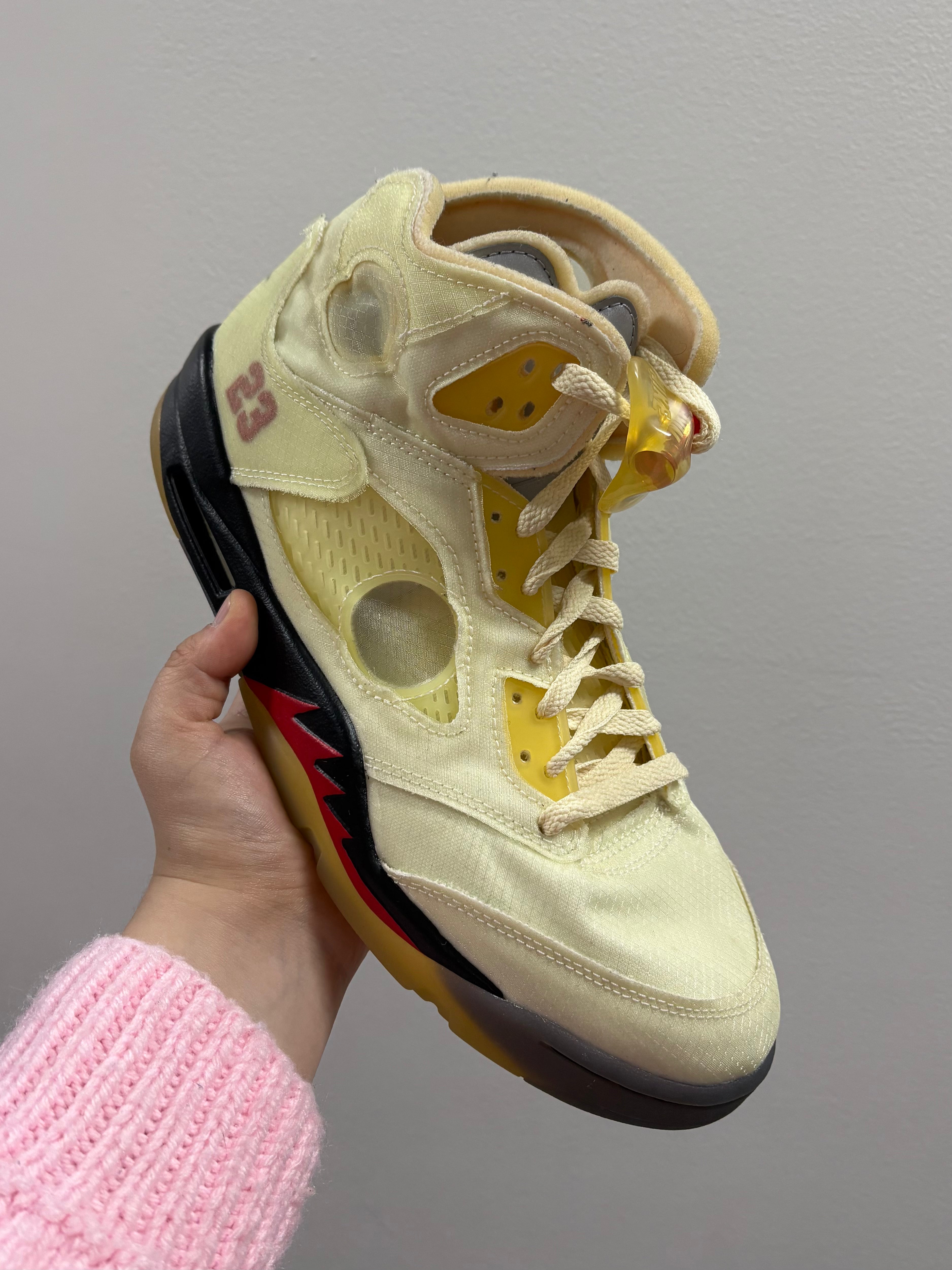 Off-White x Air Jordan 5 SP Sail