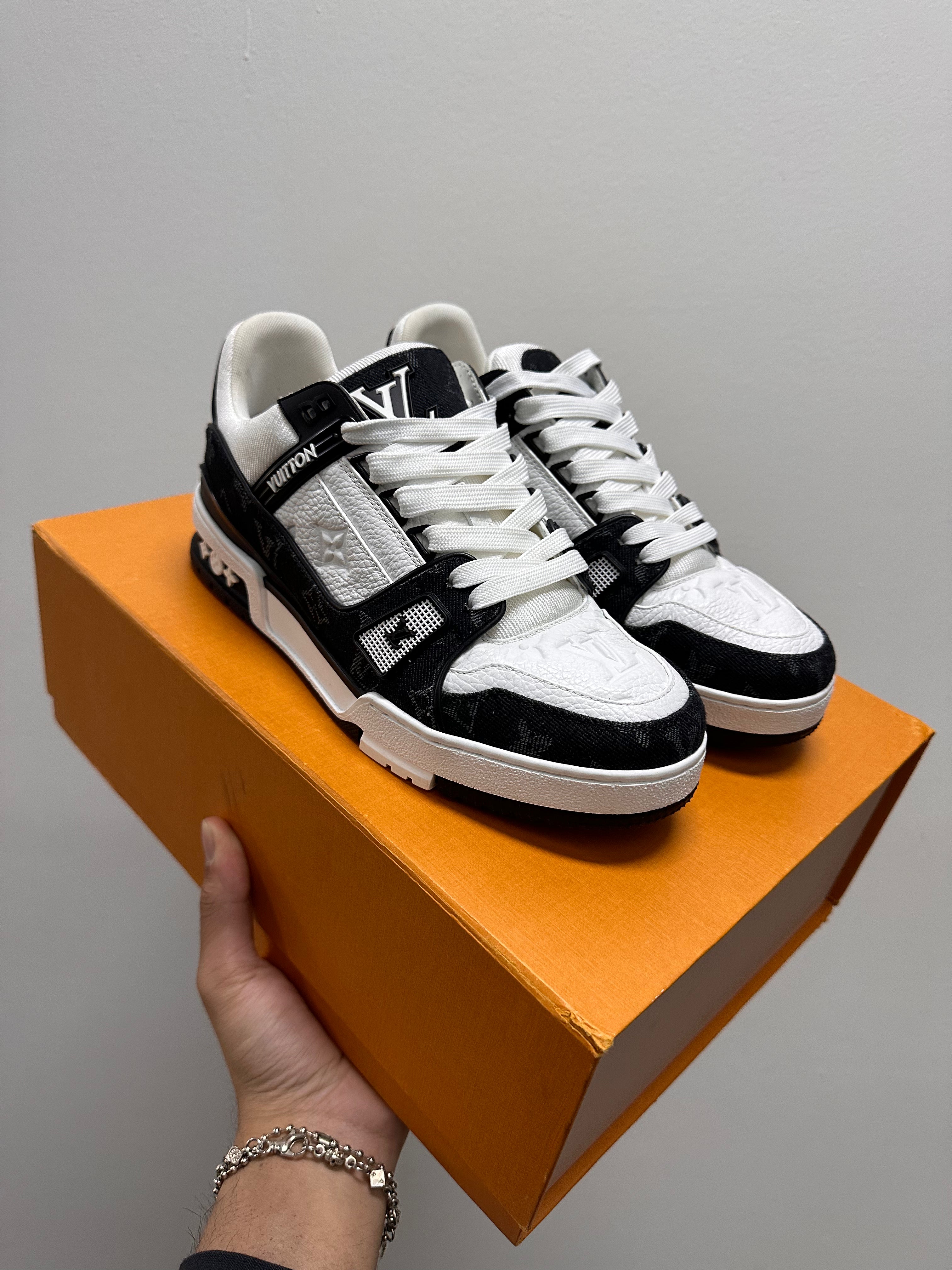 Louis Vuitton LV Trainer White Black