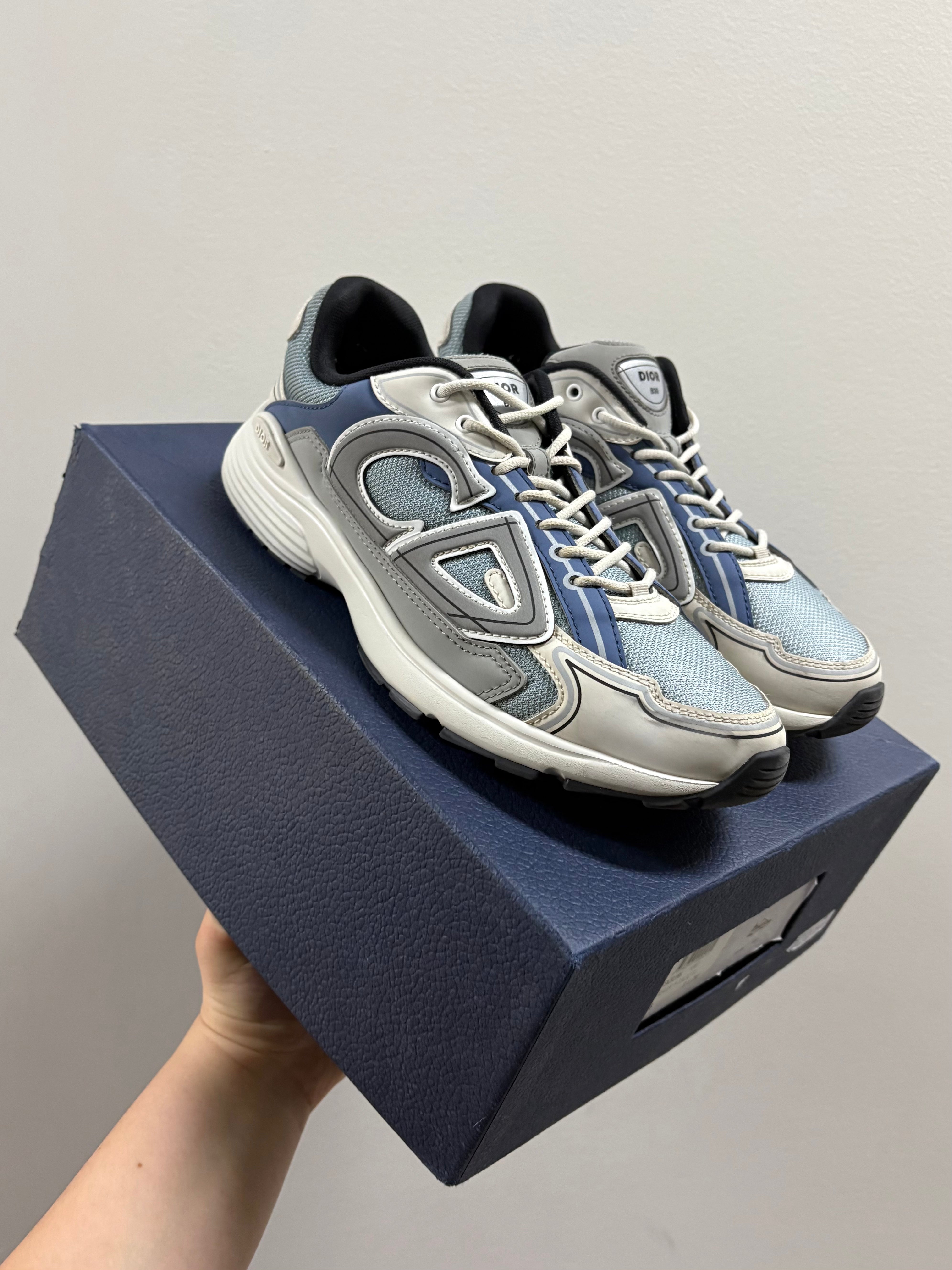 Dior B30 Blue Grey White