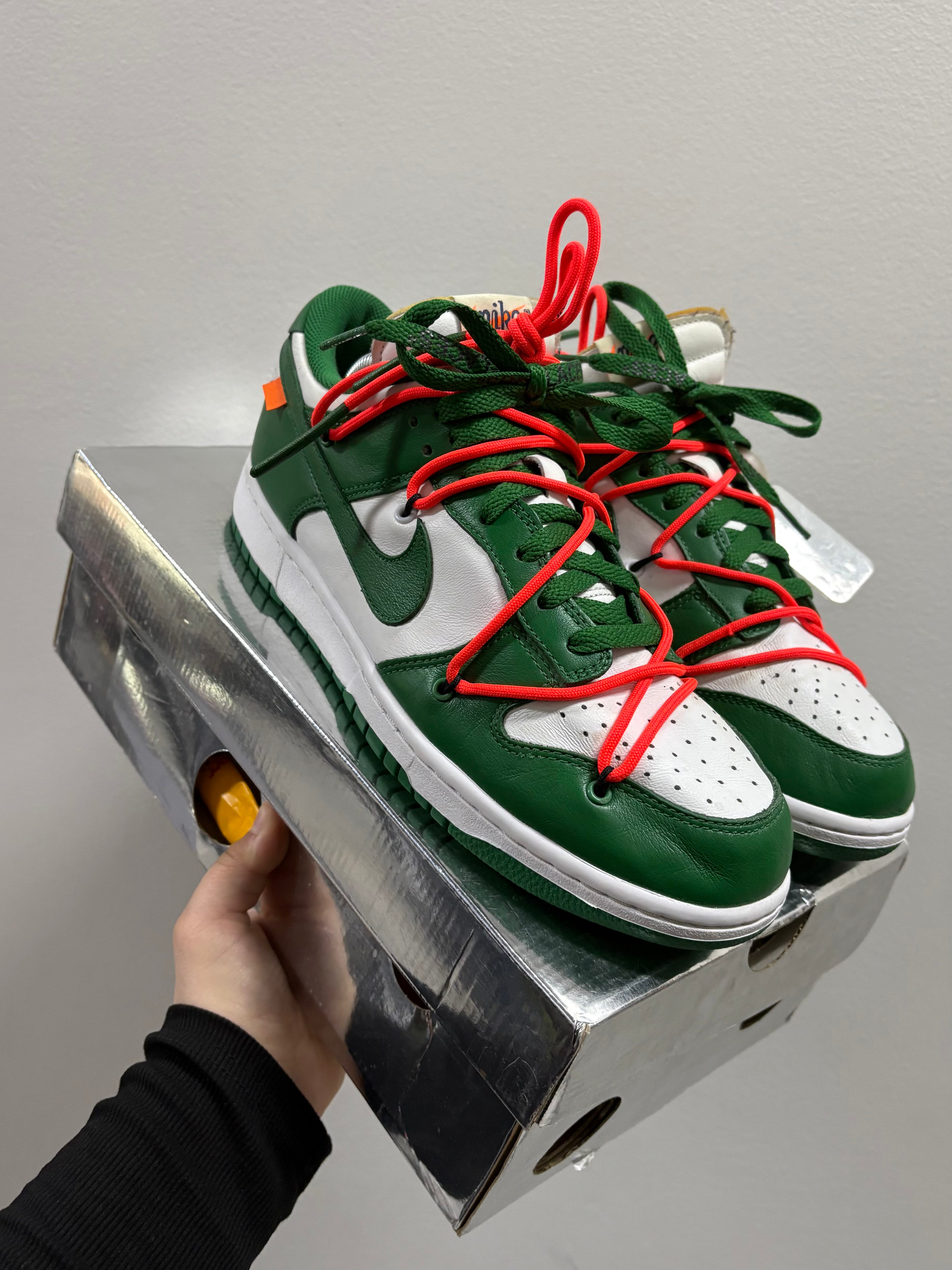 Off-White x Dunk Low Pine Green
