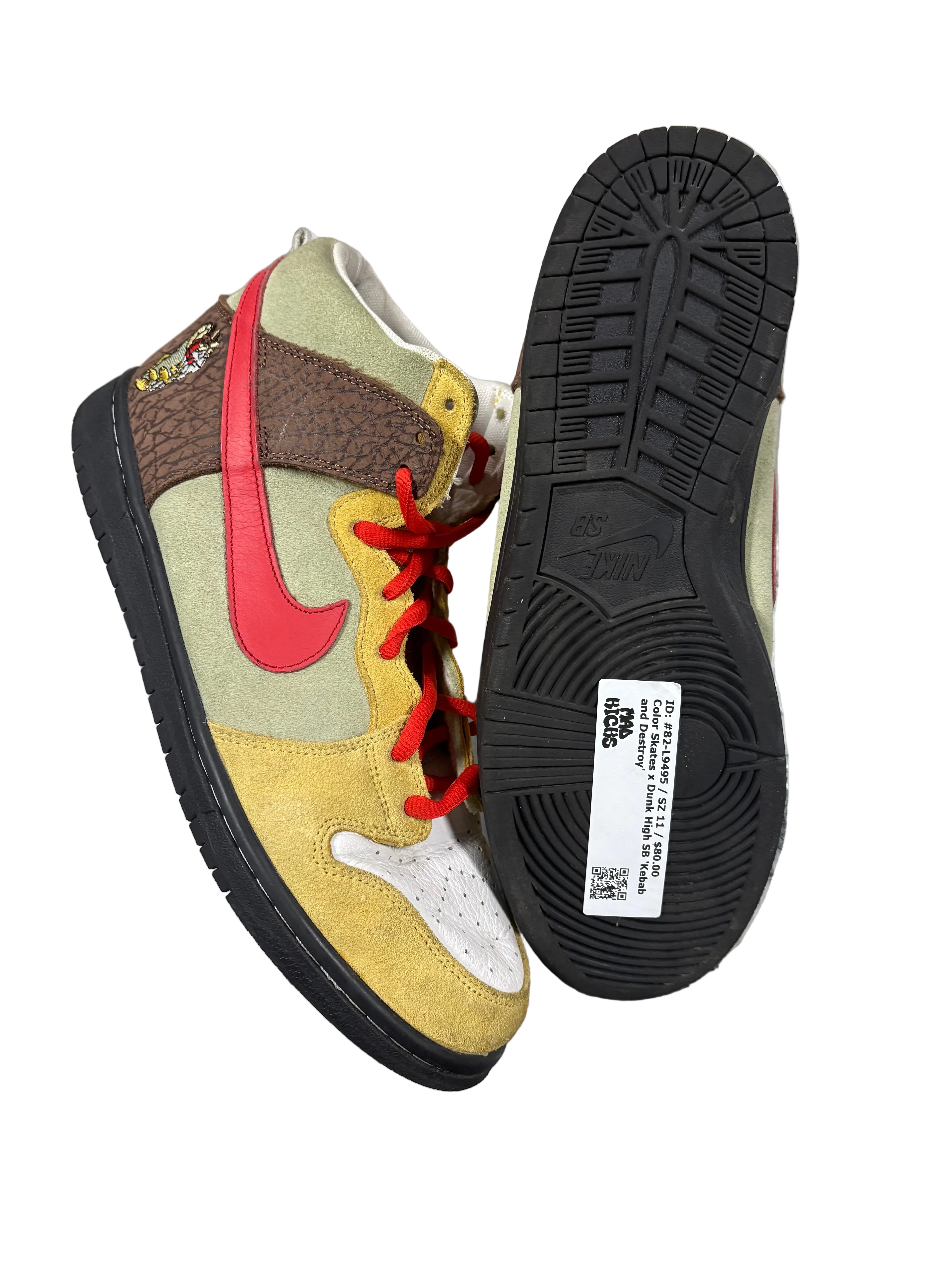 Color Skates x Dunk High SB Kebab and Destroy