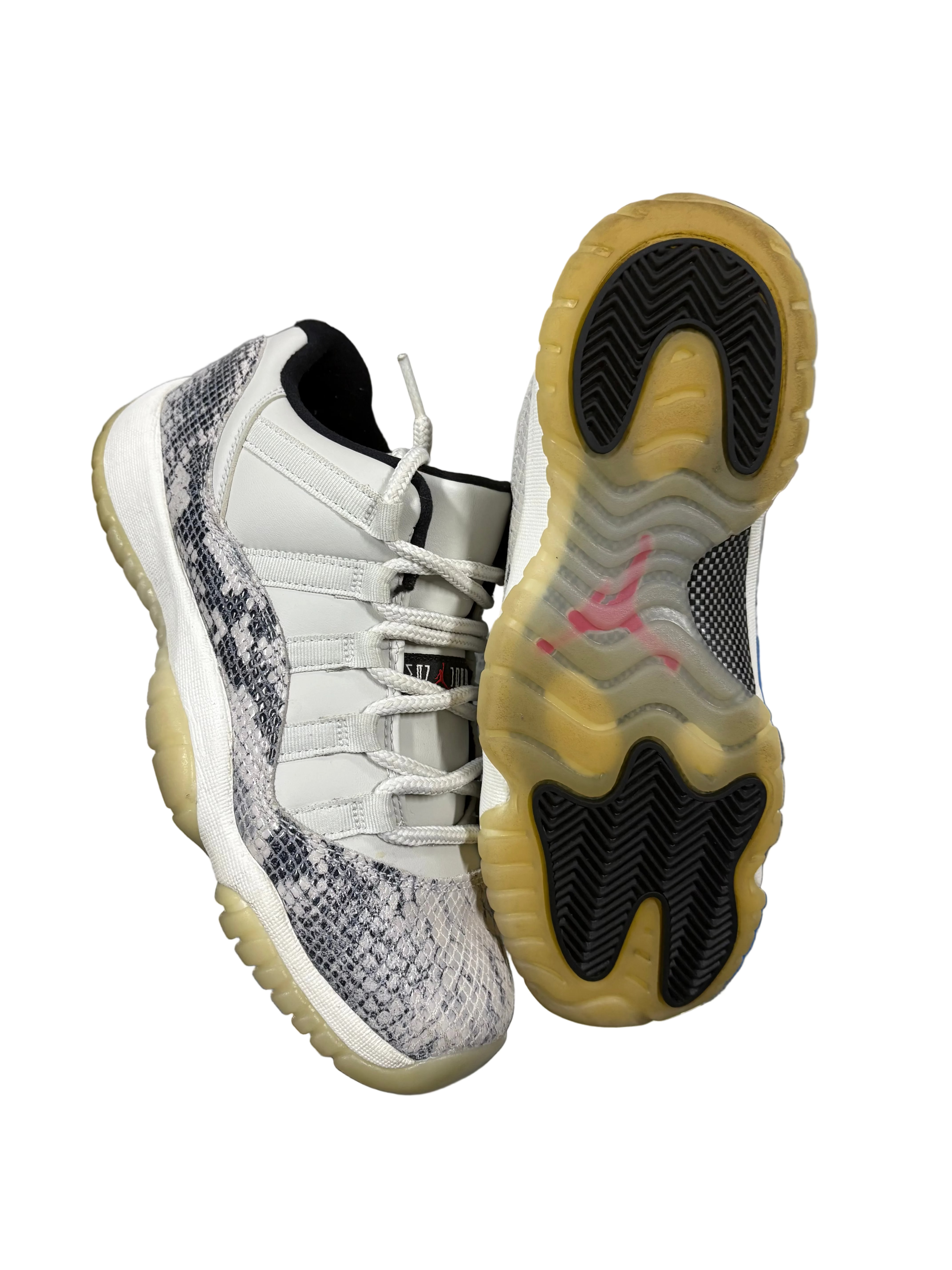 Air Jordan 11 Retro Low GS Light Bone Snakeskin