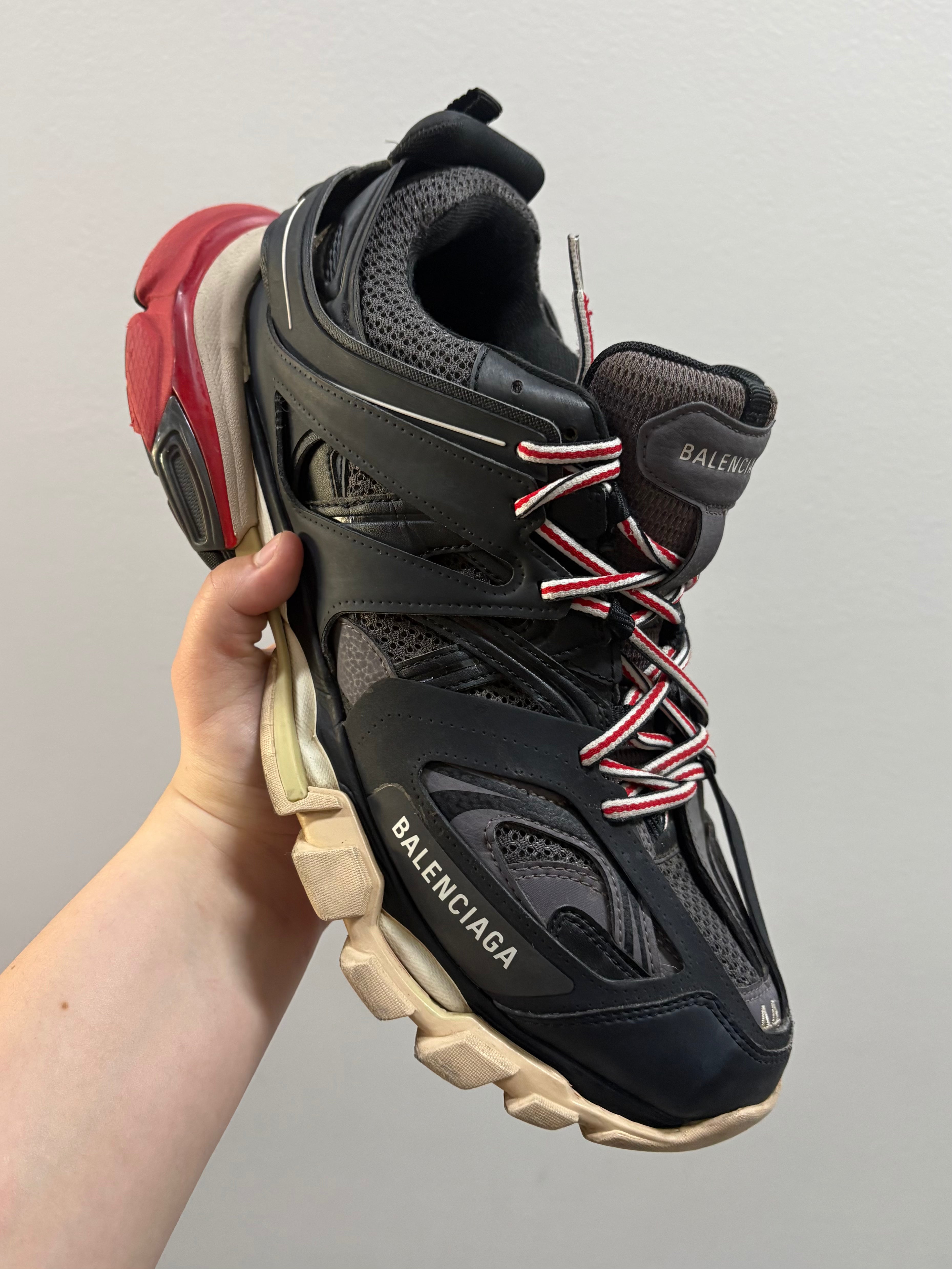 Balenciaga Track Black Red