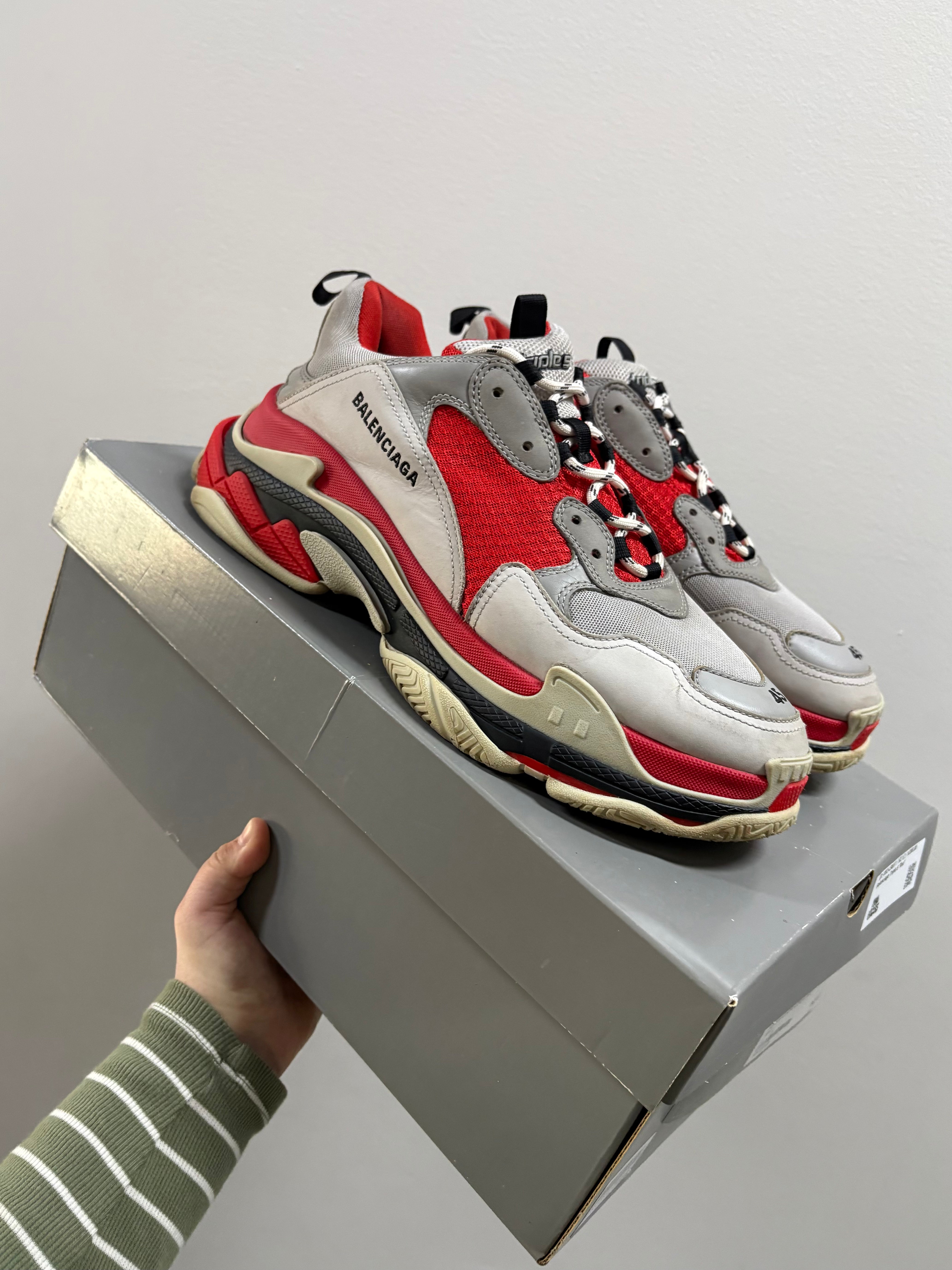 Balenciaga Triple S Red
