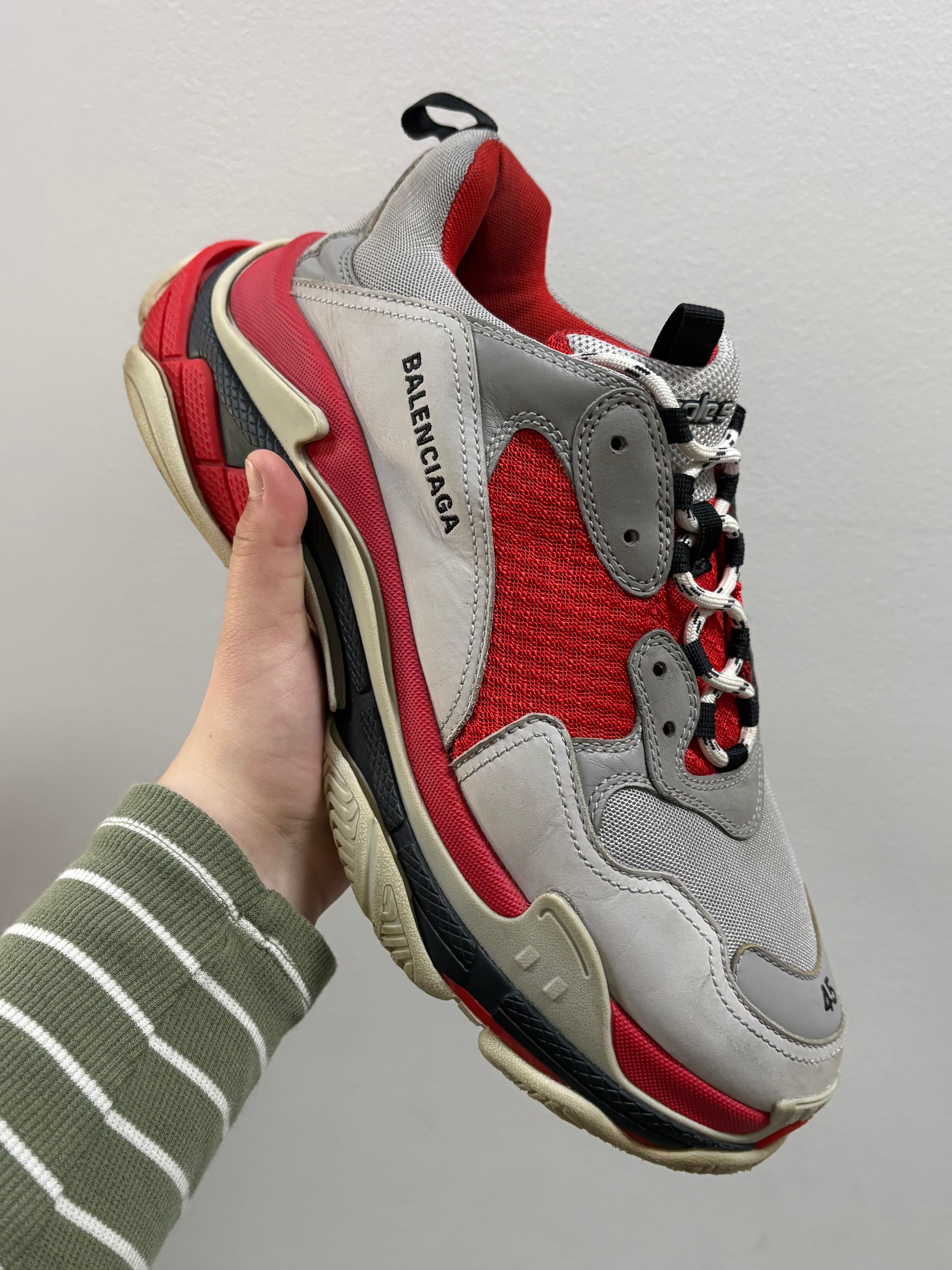 Balenciaga Triple S Red