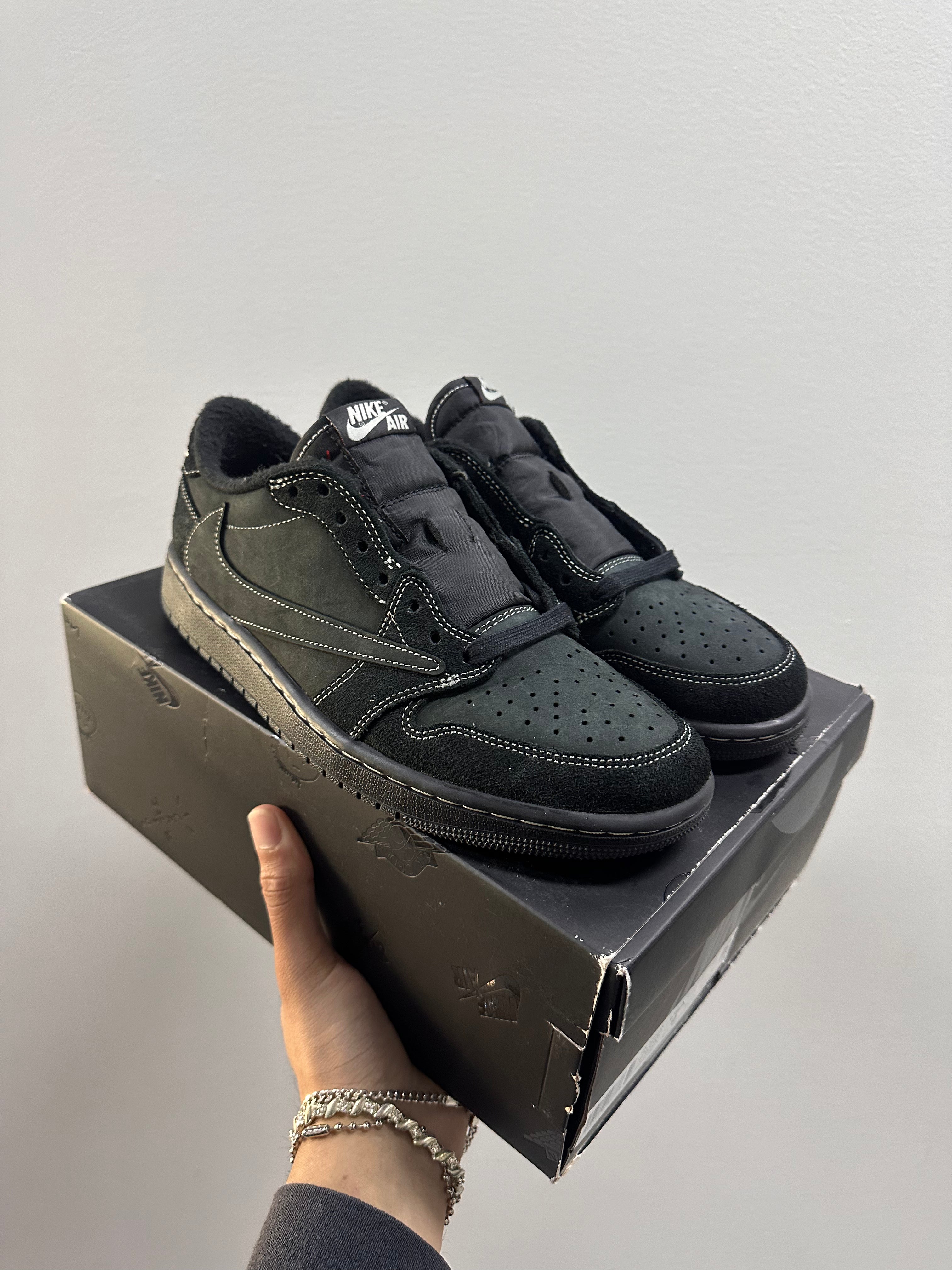 Travis Scott x Air Jordan 1 Low OG SP Black Phantom #1