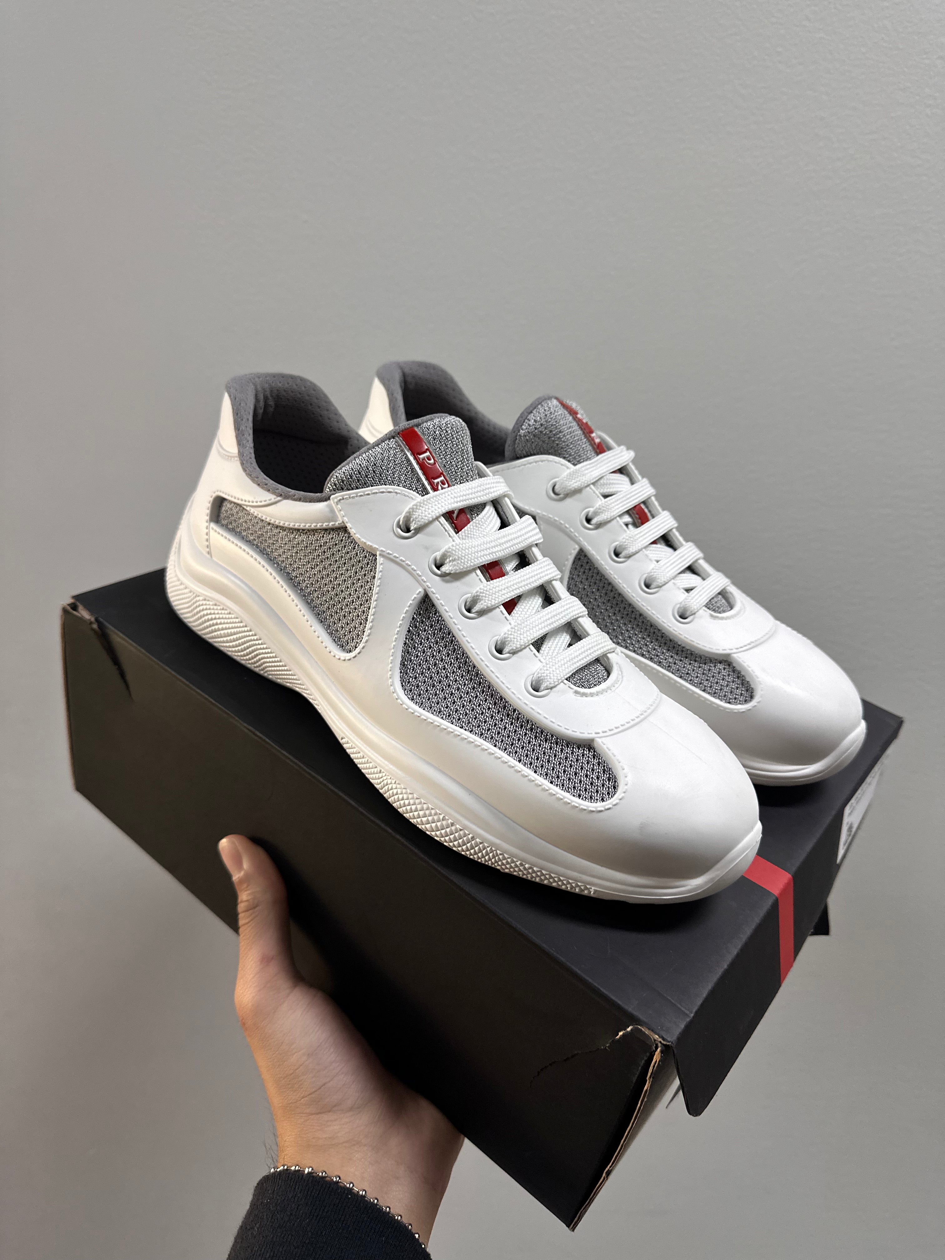 Prada Americas Cup Soft Rubber White
