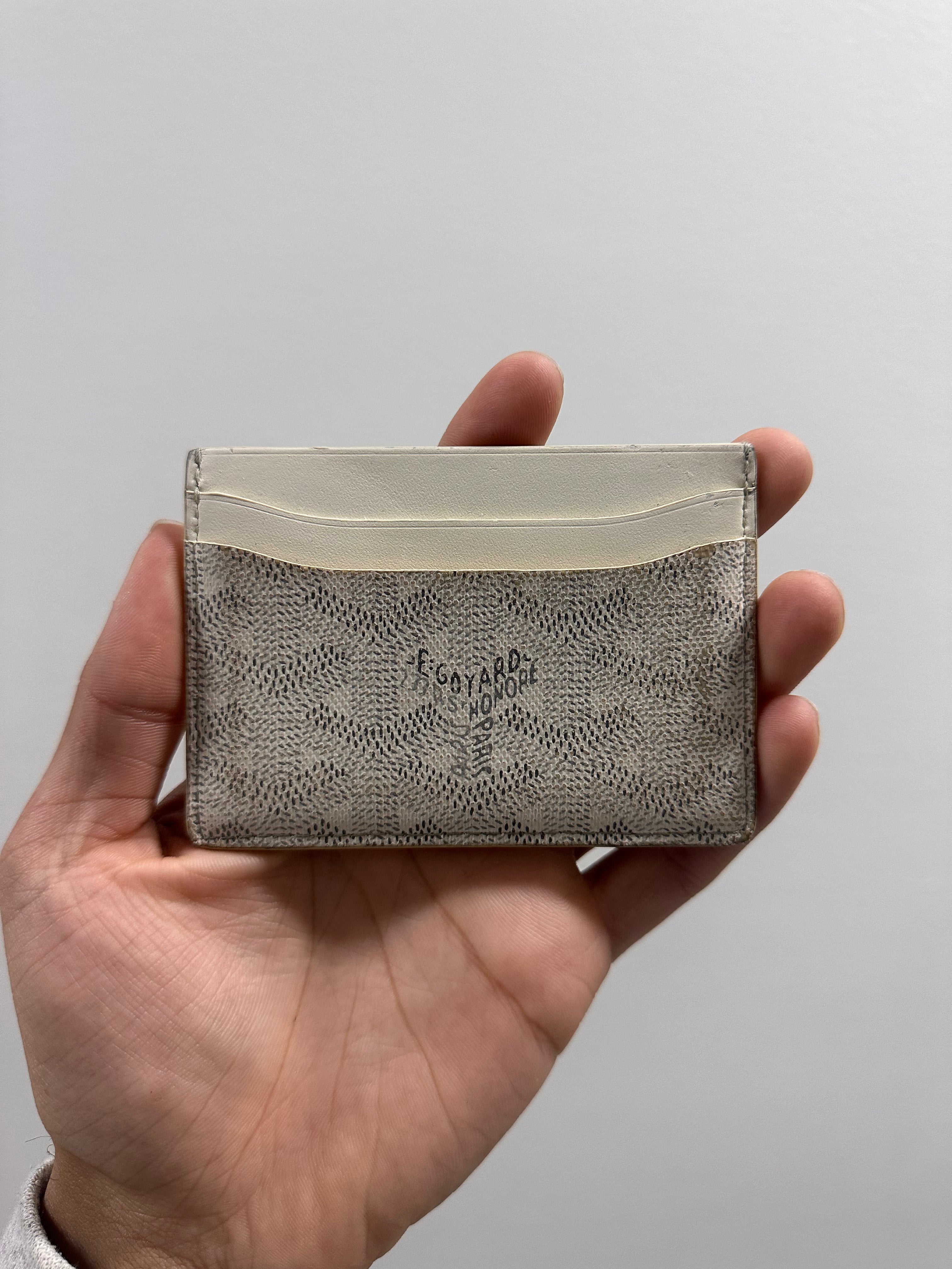 Goyard Card Holder White