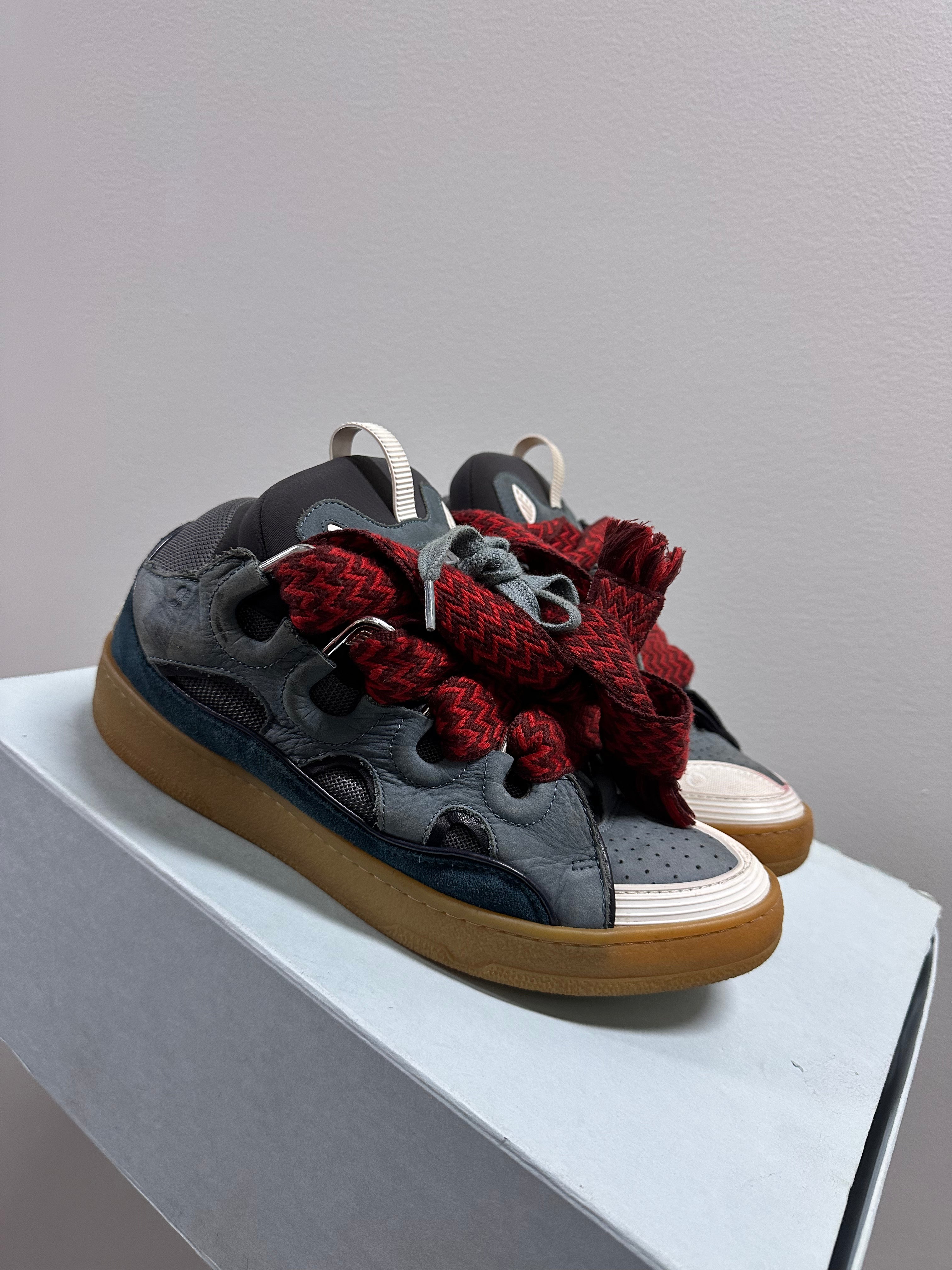 Lanvin Curb Sneaker Ink Blue