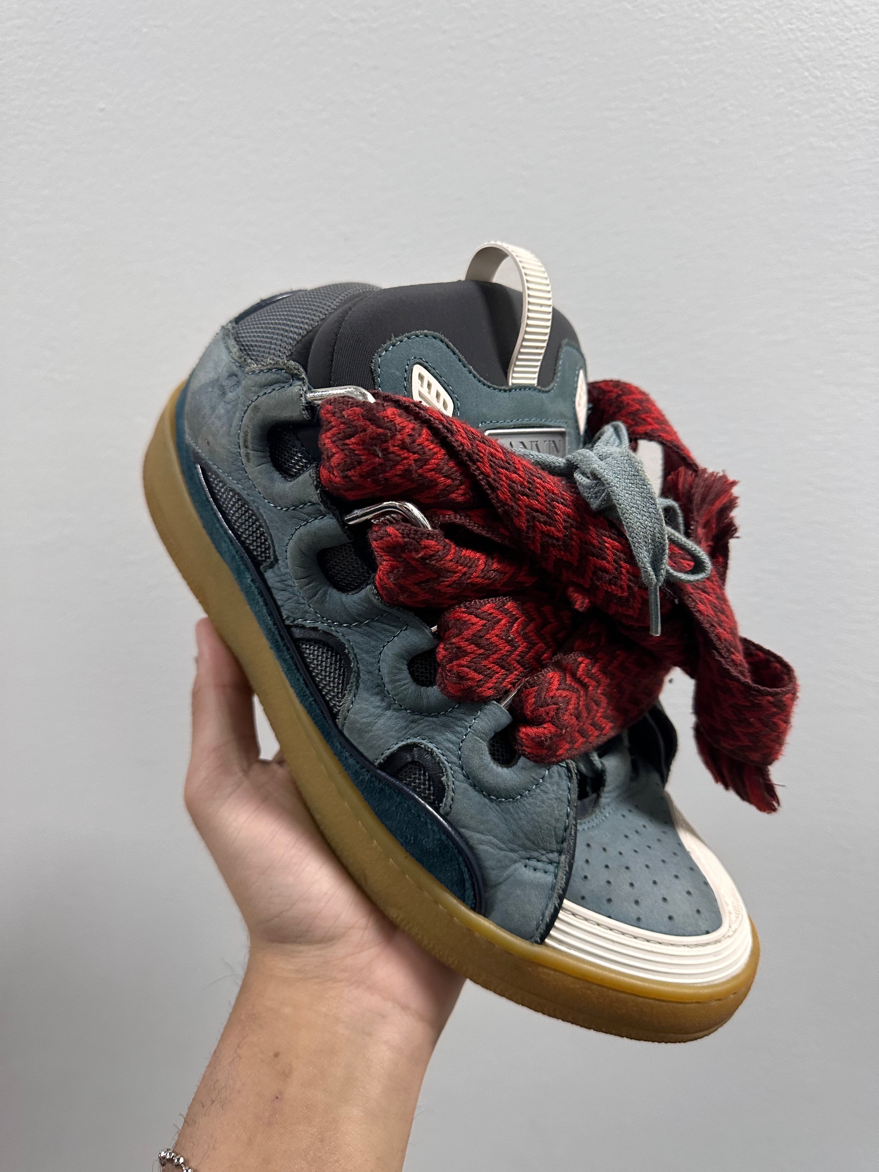 Lanvin Curb Sneaker Ink Blue