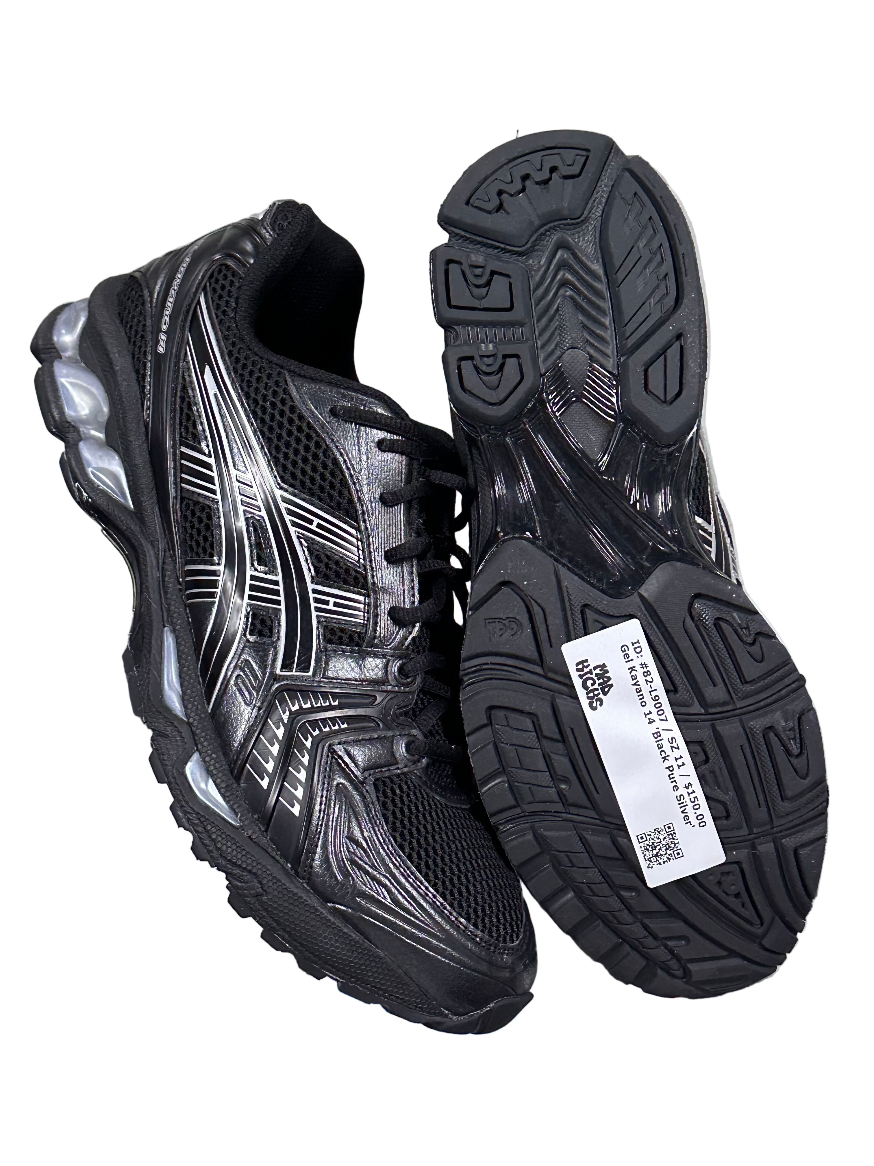 Gel Kayano 14 Black Pure Silver
