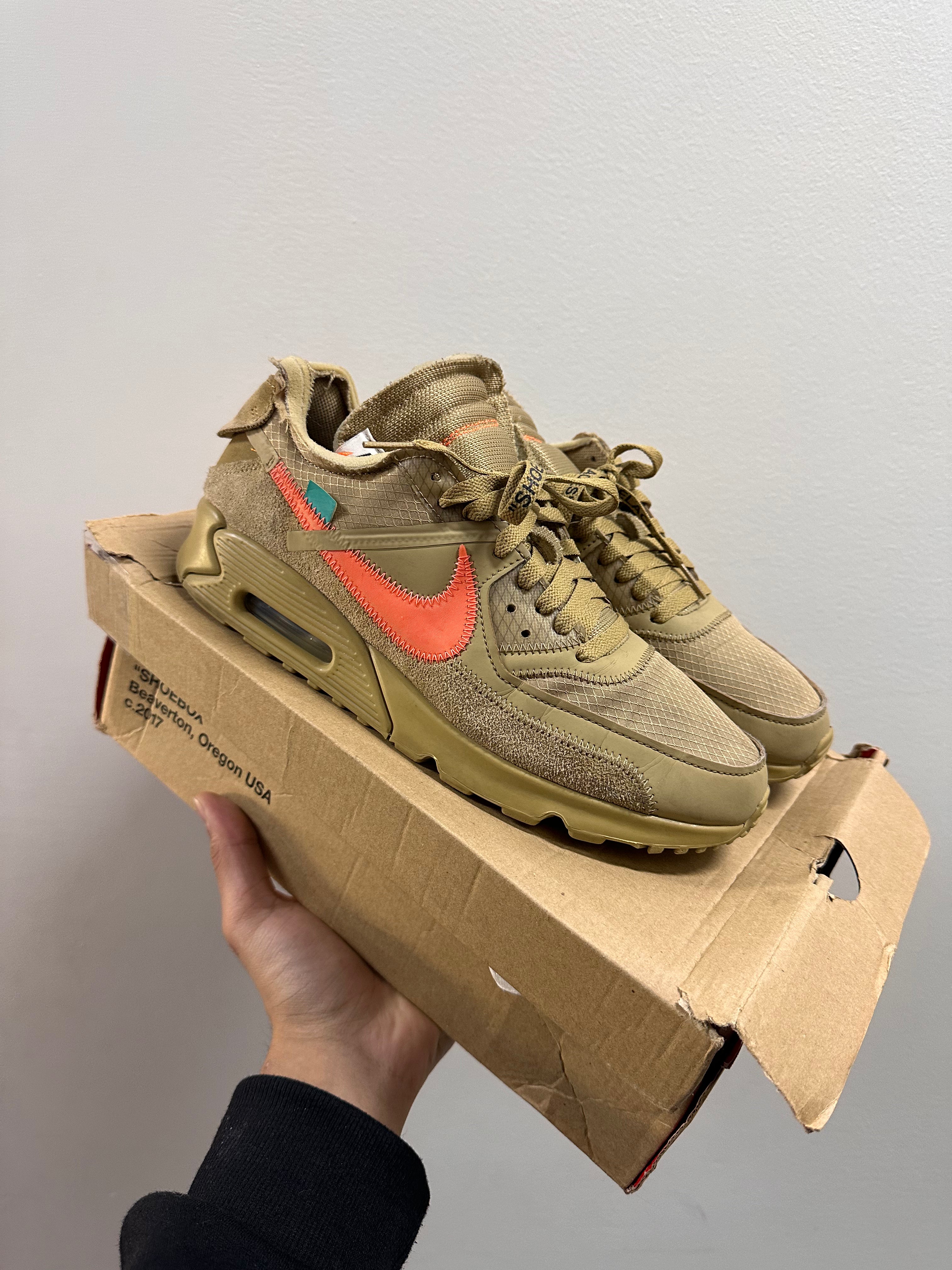 Off-White x Air Max 90 Desert Ore