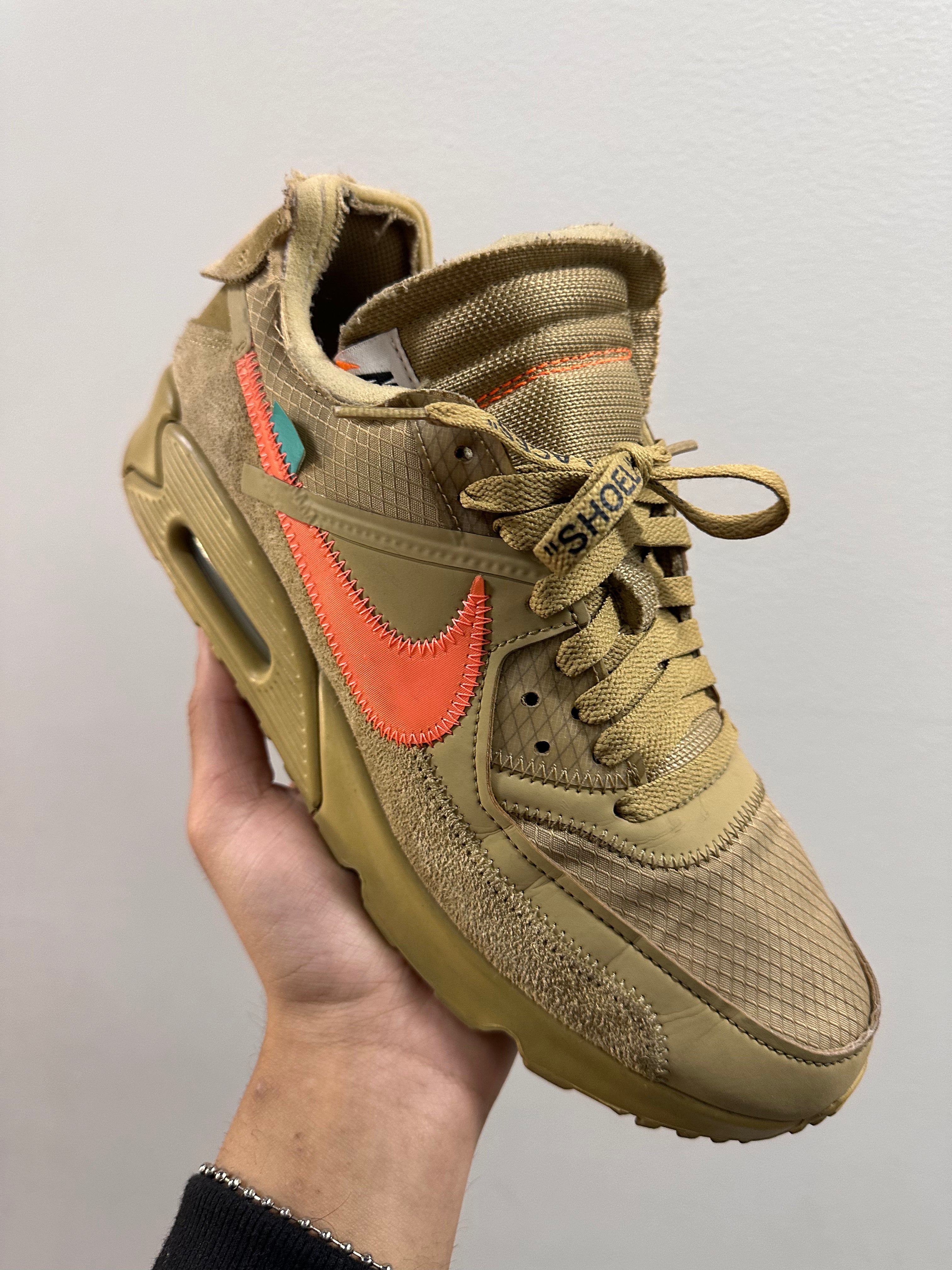 Off-White x Air Max 90 Desert Ore