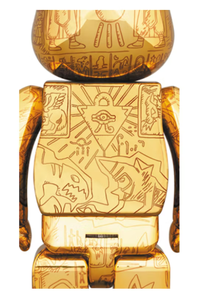Bearbrick x Yu-Gi-Oh! Duel Monsters Millennium Puzzle 400%
