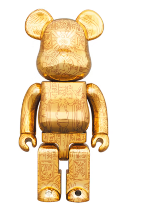 Bearbrick x Yu-Gi-Oh! Duel Monsters Millennium Puzzle 400%